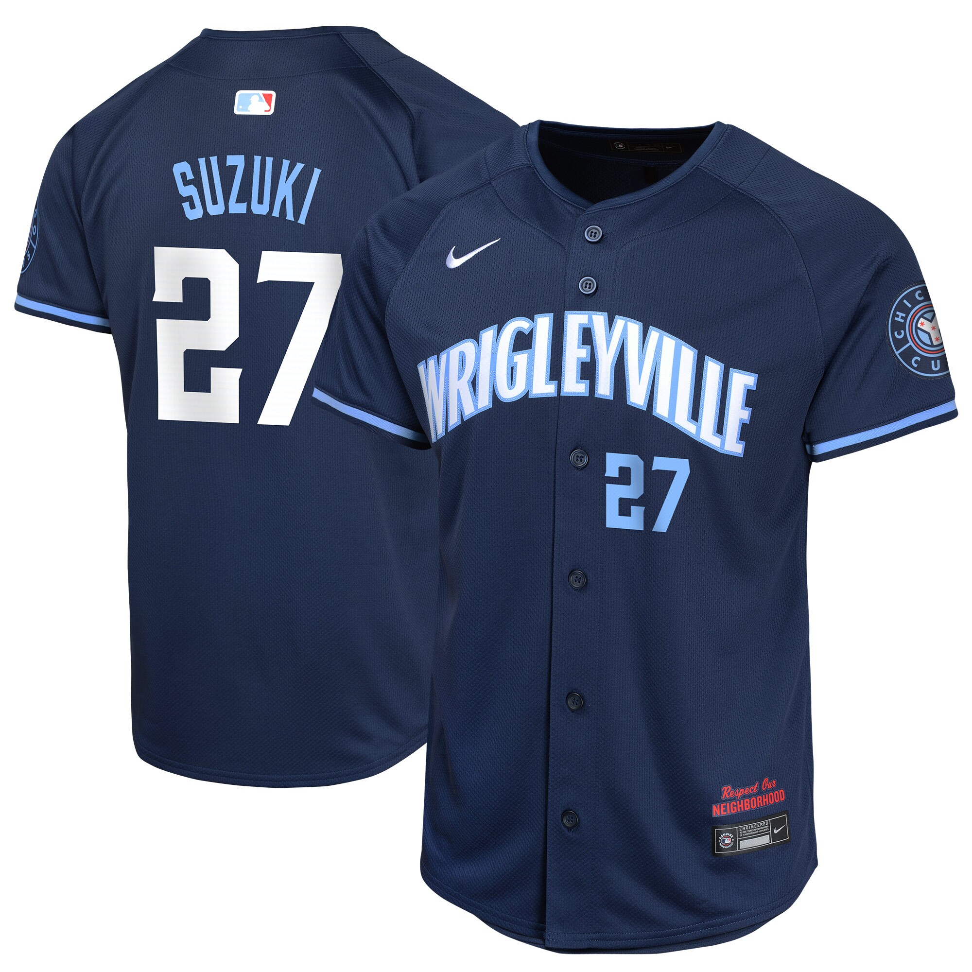 Seiya Suzuki Chicago Cubs Youth City Connect Limited Player Jersey - Navy