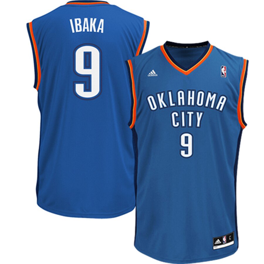 Serge Ibaka Oklahoma City Thunder Adidas Youth Replica Road Jersey - Light Blue