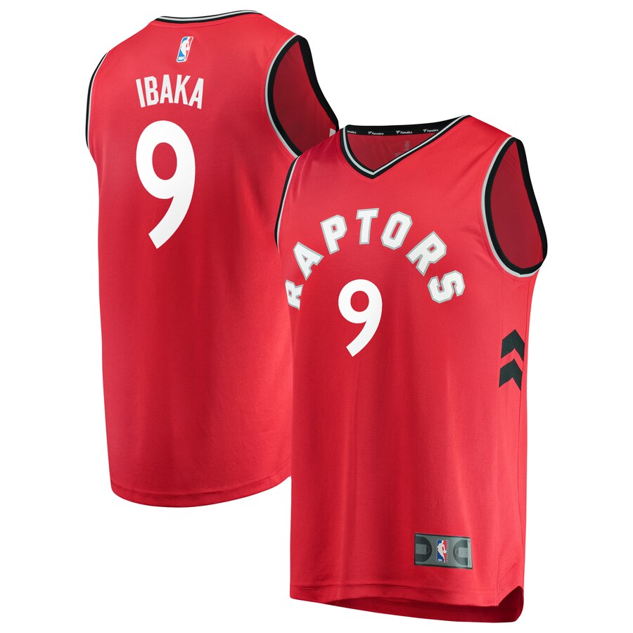 Serge Ibaka Toronto Raptors Fanatics Branded Fast Break Player Jersey Red - Icon Edition