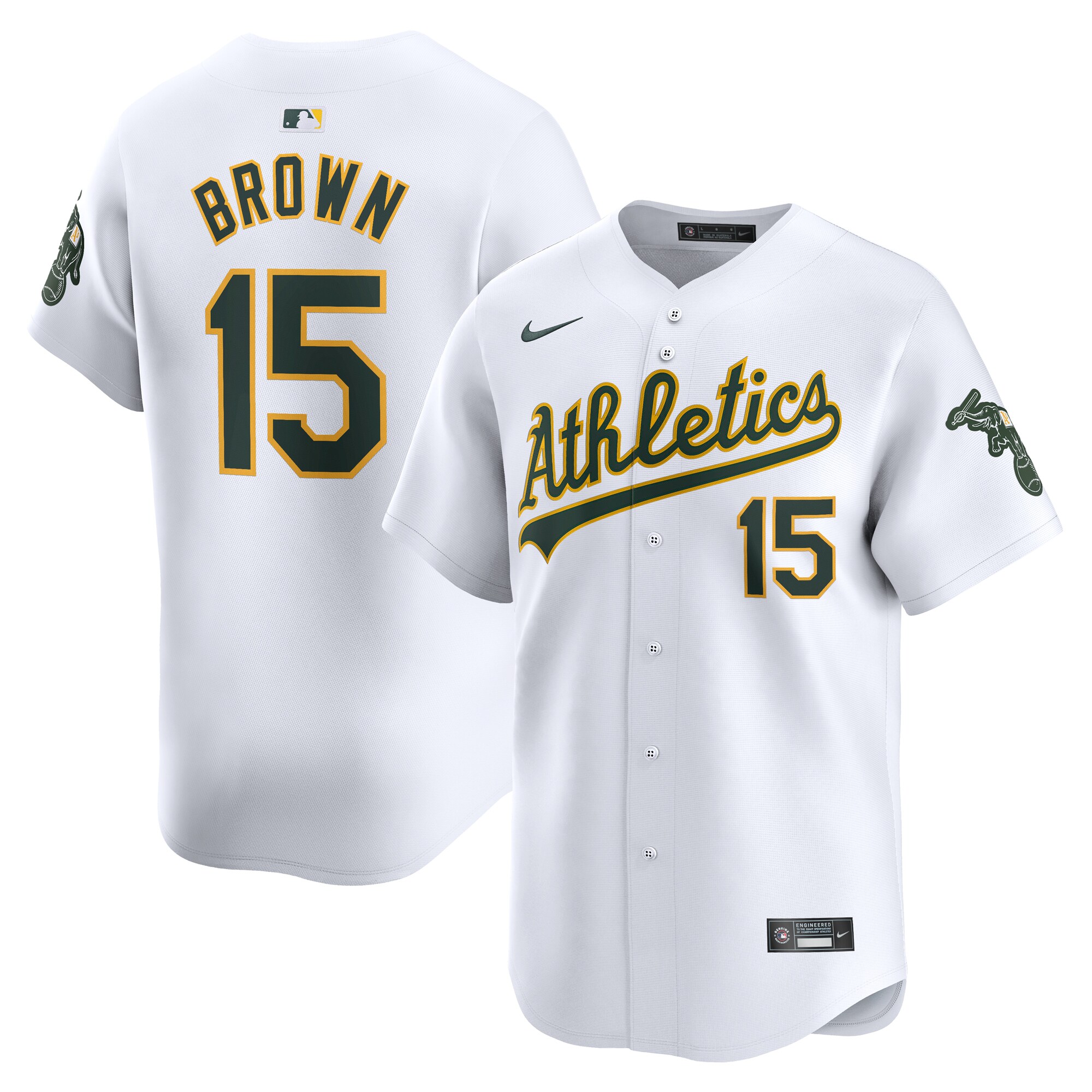 Seth Brown Oakland Athletics Home Limited Player Jersey - White