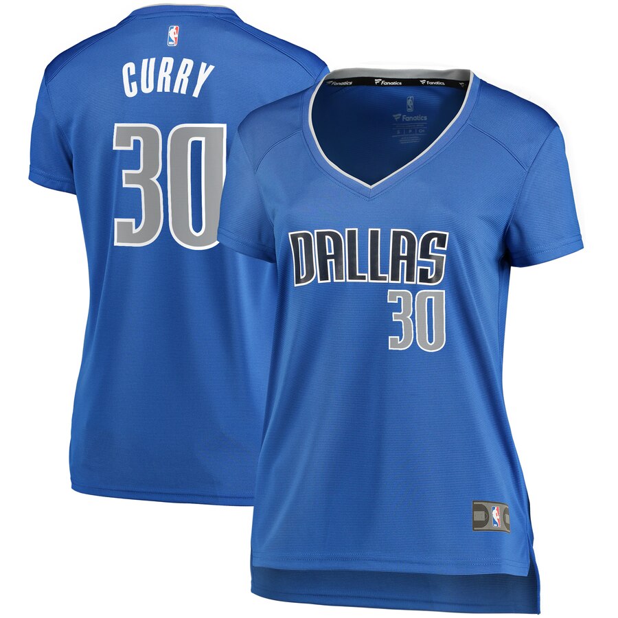 Seth Curry Dallas Mavericks Fanatics Branded Women's Fast Break Player Replica Jersey - Icon Edition - Blue