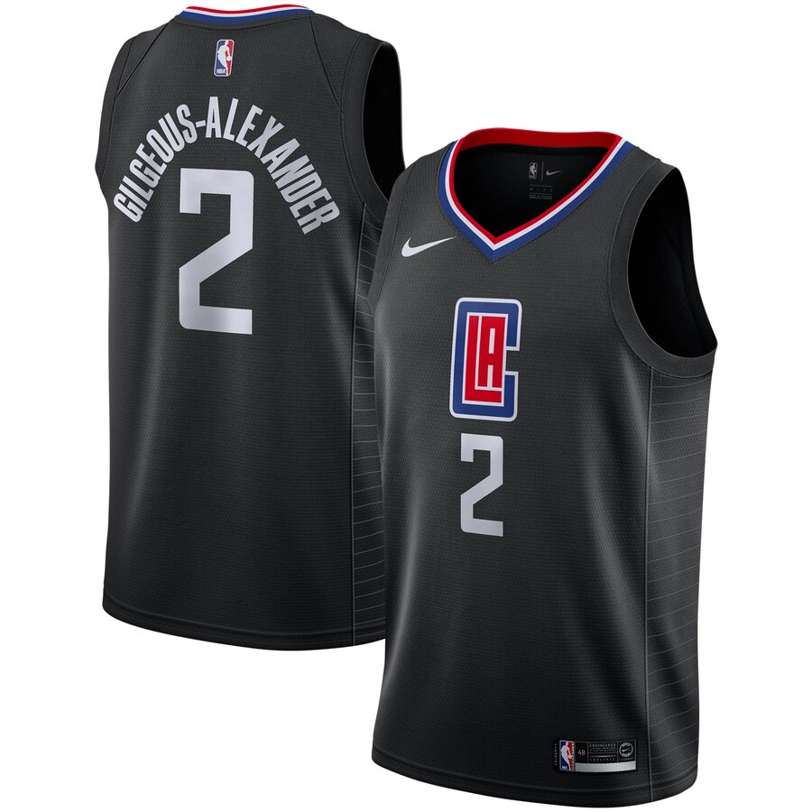Shai Gilgeous-alexander La Clippers 2019/2020 Swingman Jersey - Statement Edition - Black