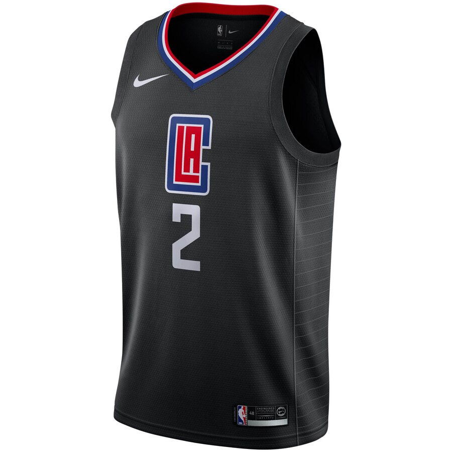 Alternative view of Shai Gilgeous-alexander La Clippers 2019/2020 Swingman Jersey - Statement Edition - Black