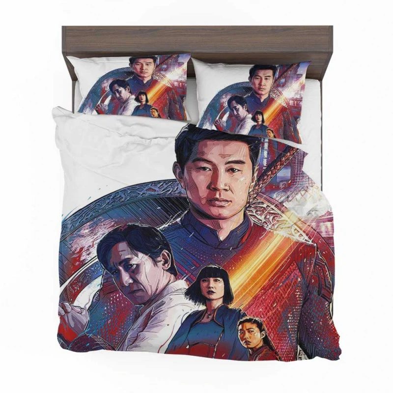 Alternative view of Shang-Chi And The Legend Of The Ten Rings Movie Poster Bedding Set - Custom Bedding Set