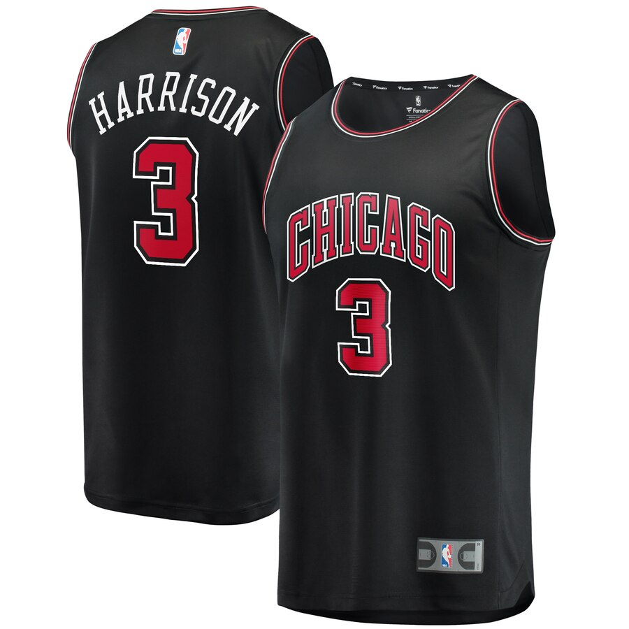 Shaquille Harrison Chicago Bulls Fanatics Branded Youth Fast Break Player Jersey - Statement Edition - Black
