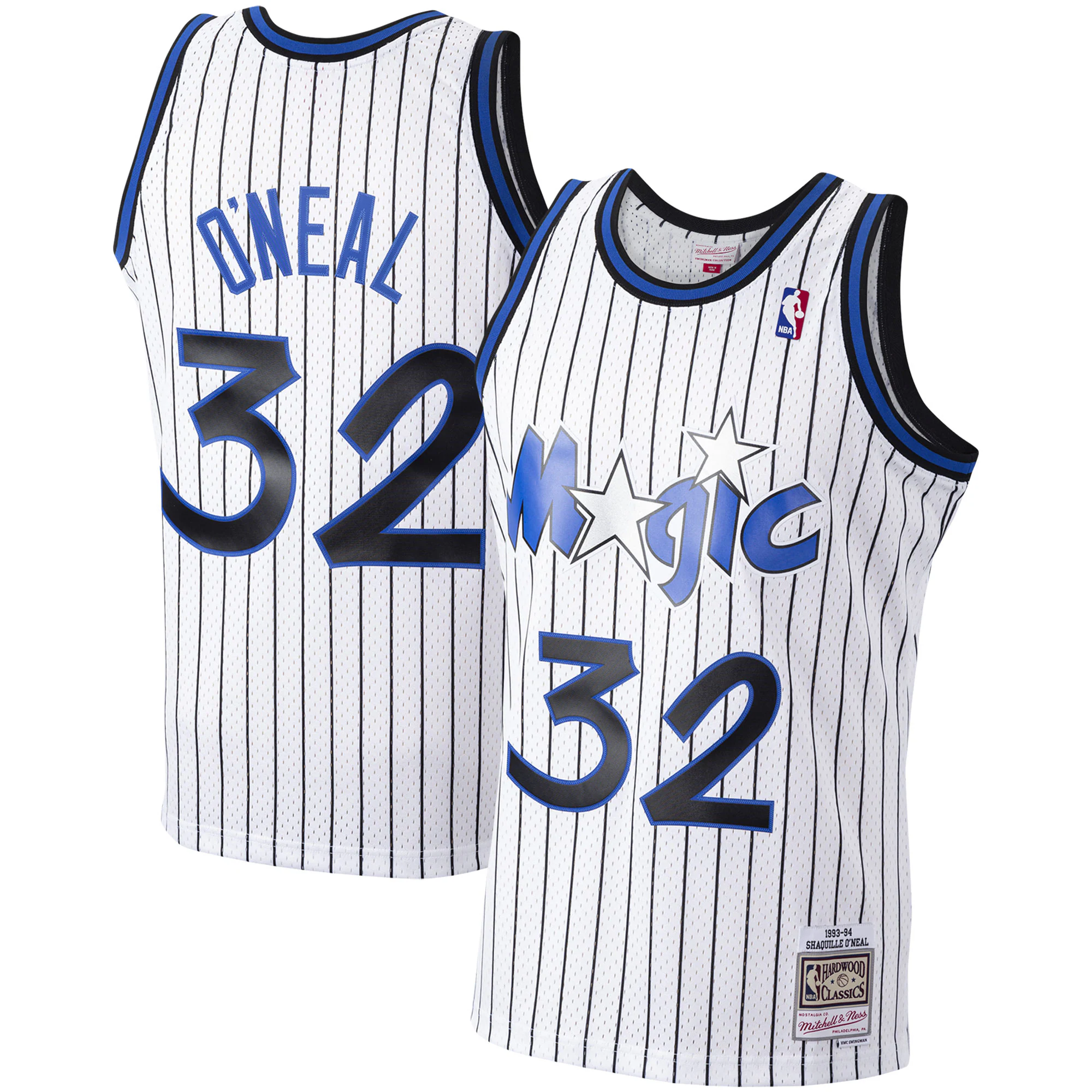 Shaquille O'neal Orlando Magic Mitchell & Ness 1993-94 Hardwood Classics Swingman Jersey - White