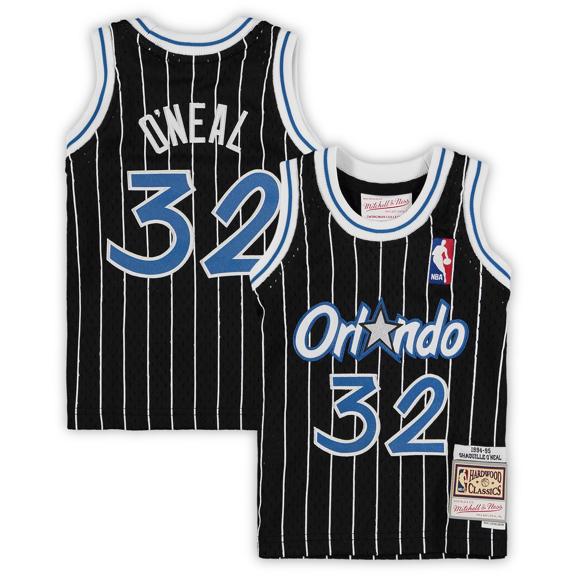 Shaquille O'neal Orlando Magic Mitchell & Ness Infant 1994/95 Hardwood Classics Retired Player Jersey - Black