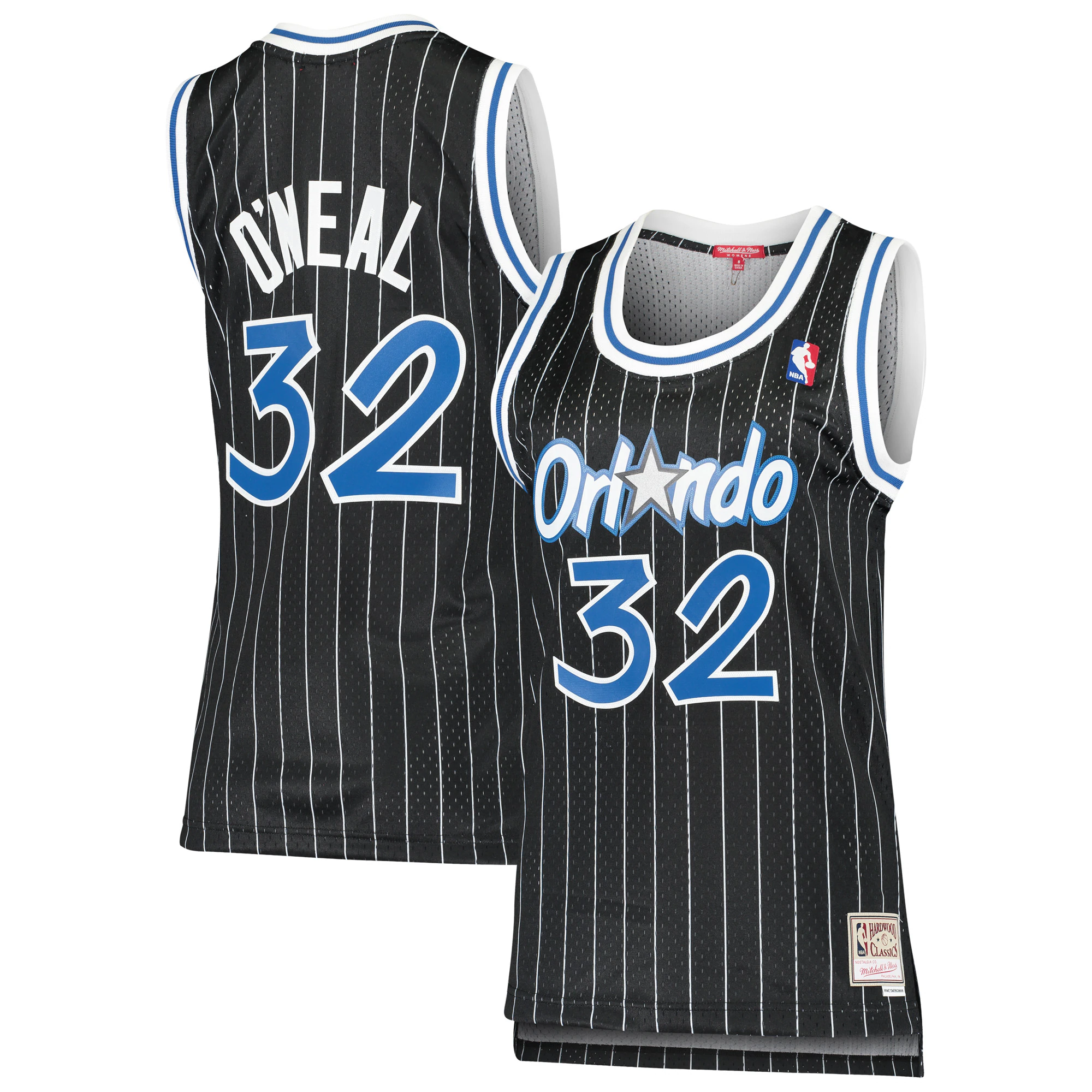 Shaquille O'neal Orlando Magic Mitchell & Ness Women's 1995-96 Hardwood Classics Swingman Jersey - Black