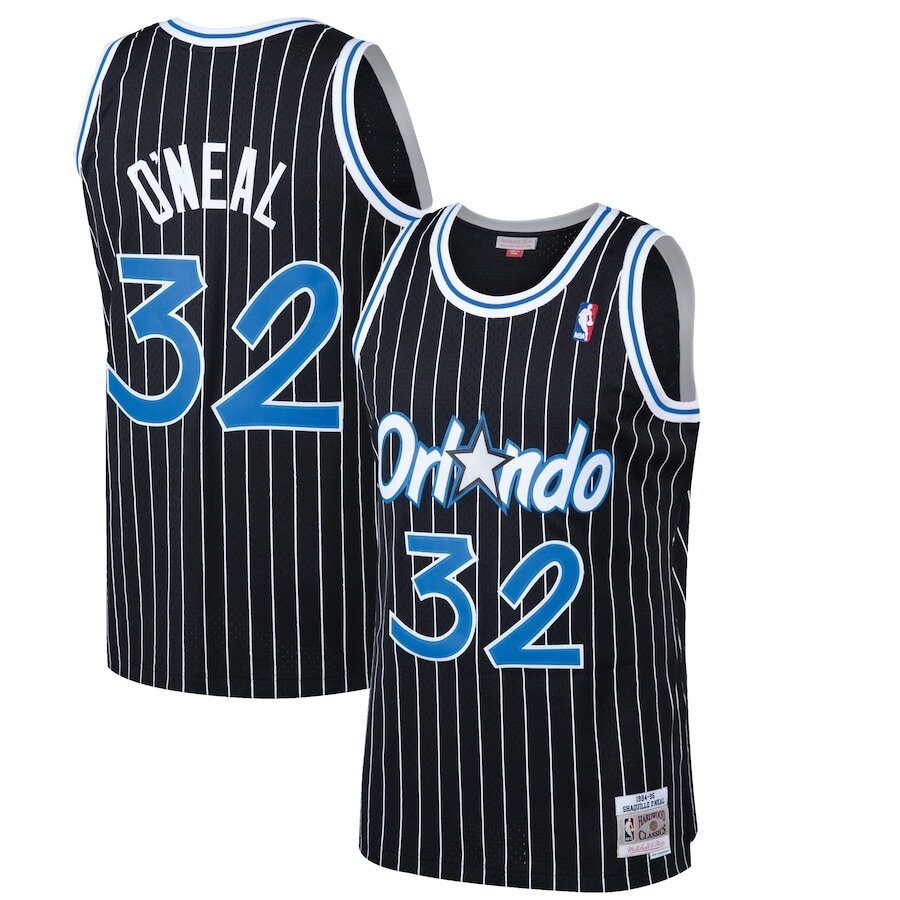 Shaquille O'neal Orlando Magic Mitchell & Ness 1994-95 Hardwood Classics Swingman Jersey - Black