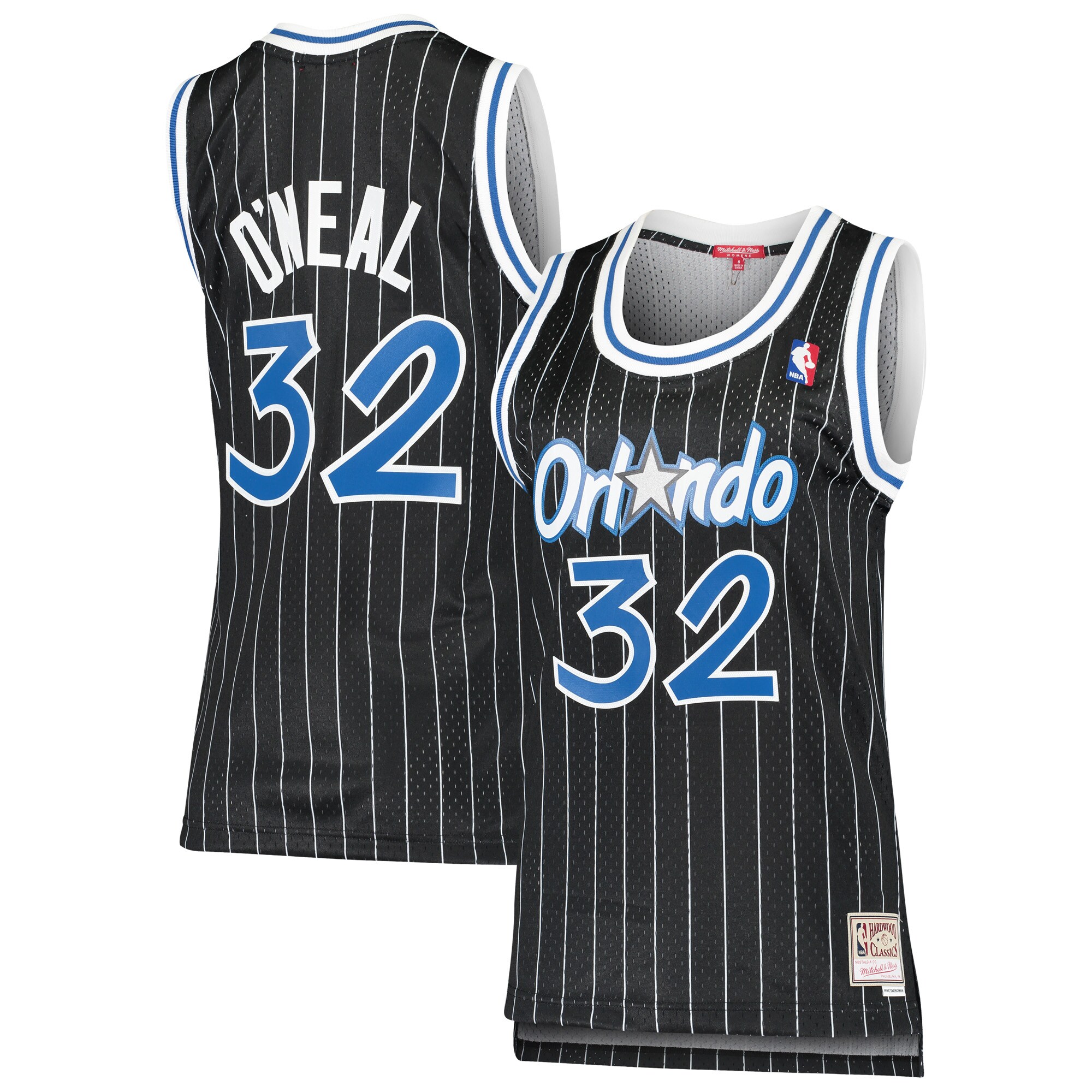 Shaquille O'neal Orlando Magic Mitchell & Ness Women's 1995/96 Hardwood Classics Swingman Jersey - Black