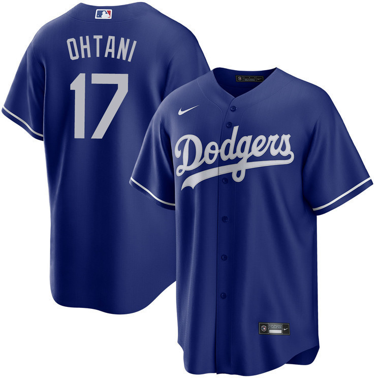 Shohei Ohtani 17 Los Angeles Dodgers Alternate Jersey - Men Royal Jersey 