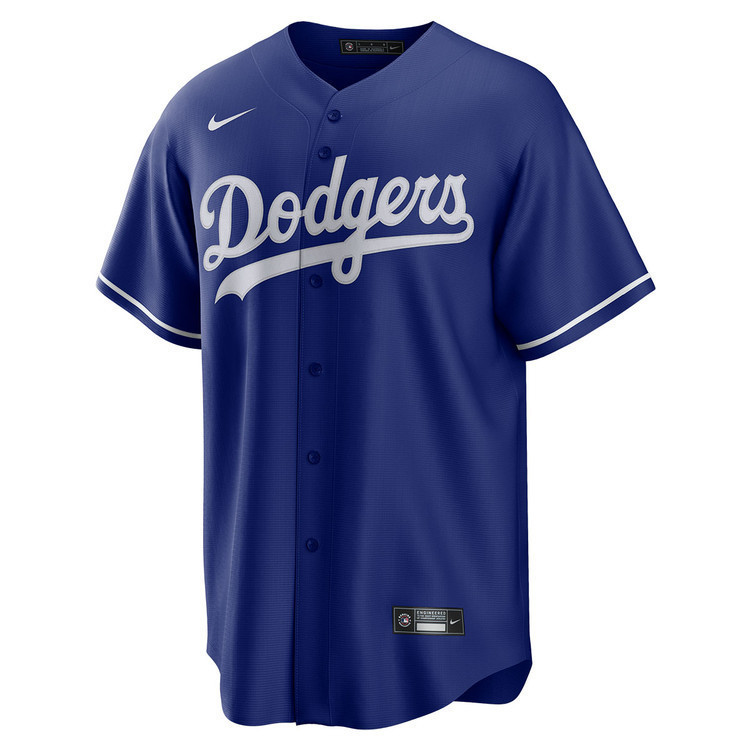 Alternative view of Shohei Ohtani 17 Los Angeles Dodgers Alternate Jersey - Men Royal Jersey 