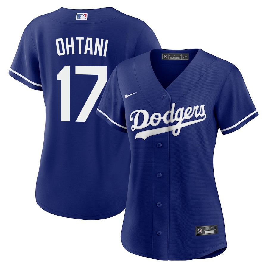 Shohei Ohtani 17 Los Angeles Dodgers Alternate Jersey - Women Royal Jersey 