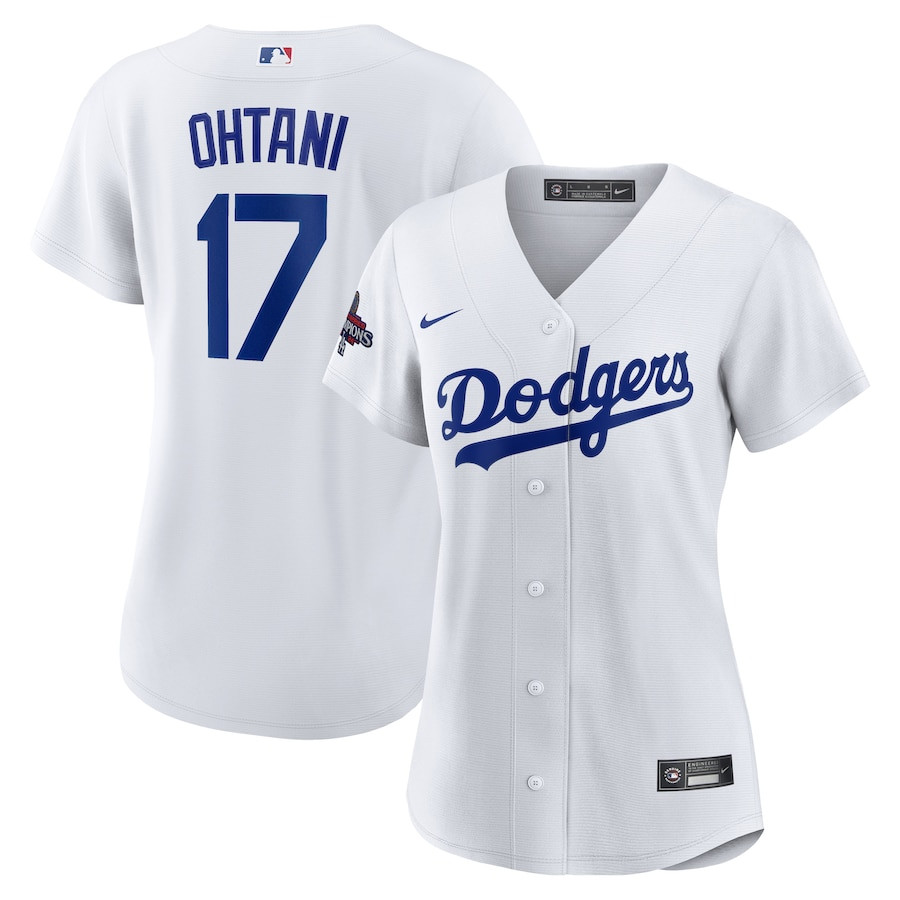 Shohei Ohtani 17 Los Angeles Dodgers Women's 2024 World Series Champions Home Player Jersey - White 