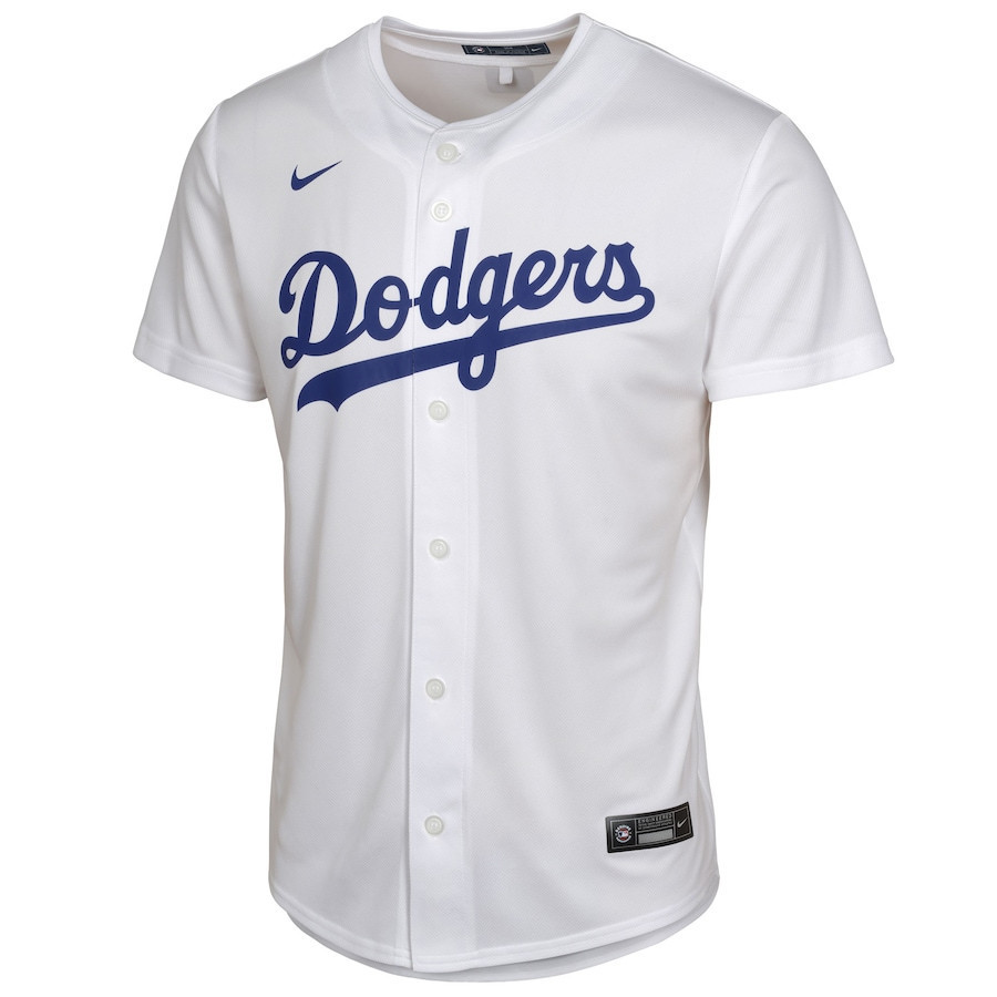 Alternative view of Shohei Ohtani 17 Los Angeles Dodgers Youth Home Player Game Jersey - White 