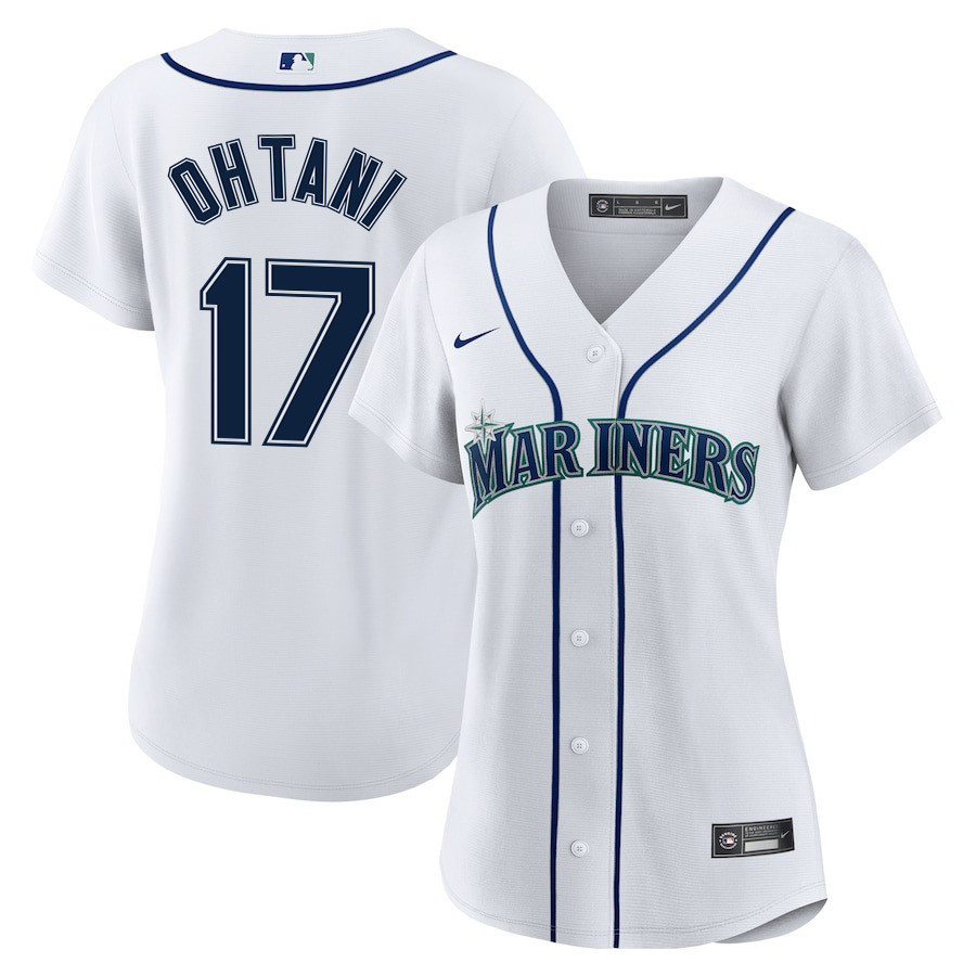 Shohei Ohtani 17 Seattle Mariners Women's Home Jersey - White 