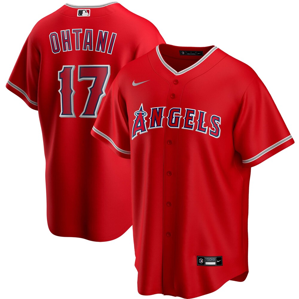 Shohei Ohtani Los Angeles Angels Alternate 2020 Player Jersey - Red