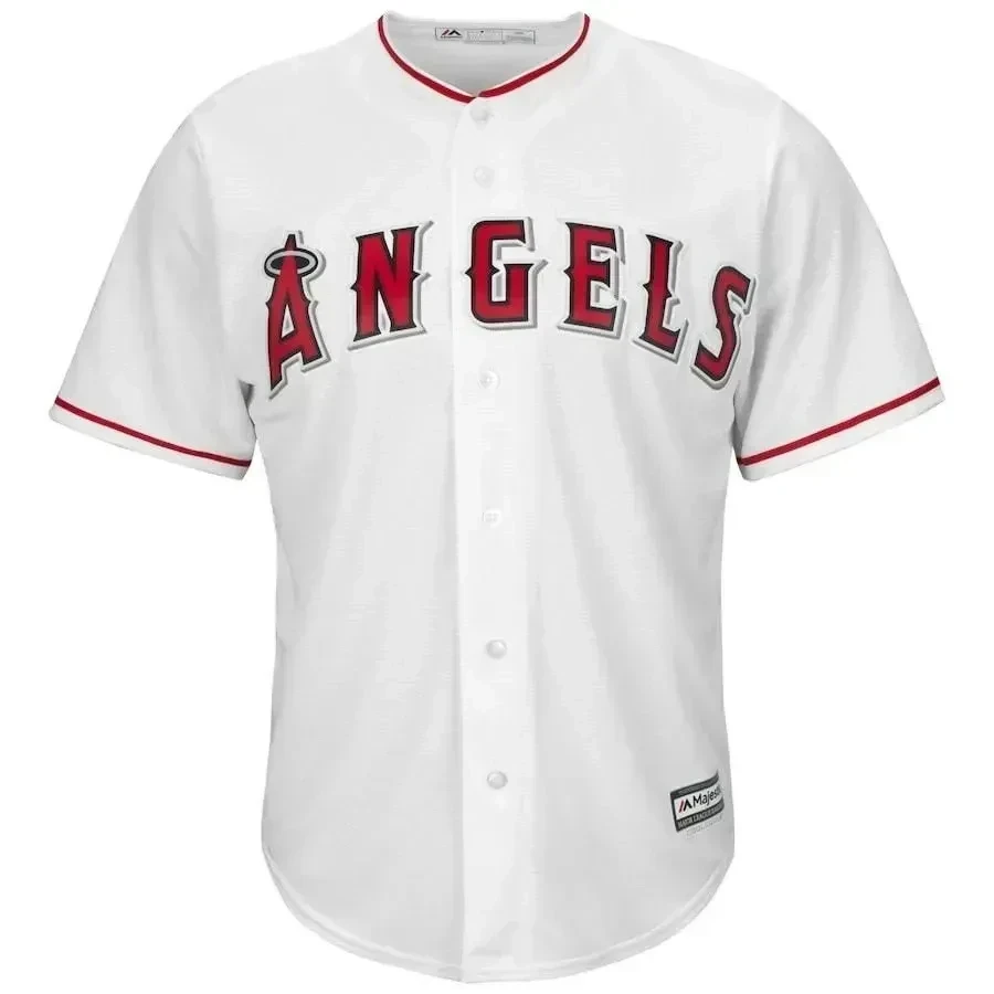 Alternative view of Shohei Ohtani Los Angeles Angels Big And Tall Player Jersey - White 