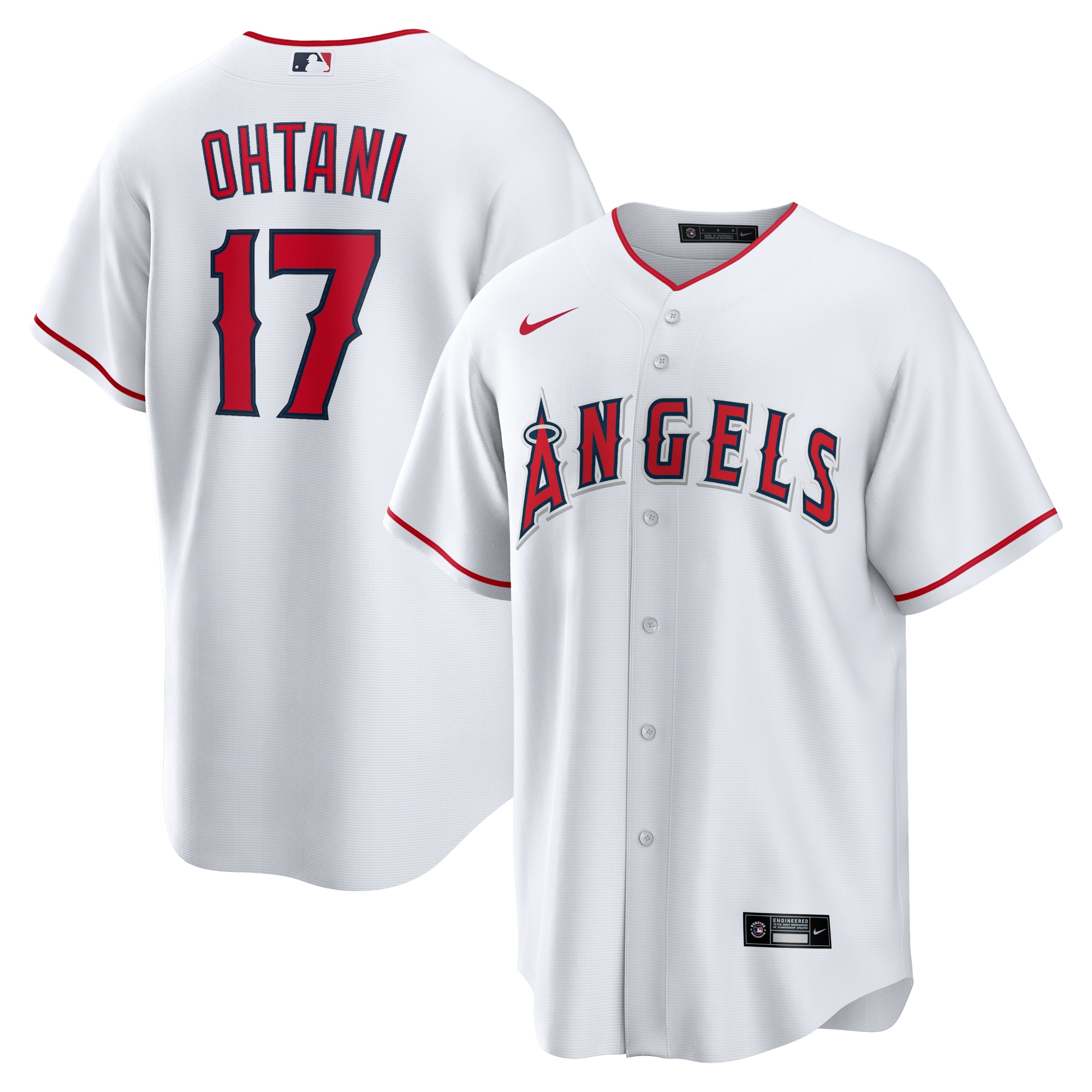 Shohei Ohtani Los Angeles Angels Home Replica Player Name Jersey – White