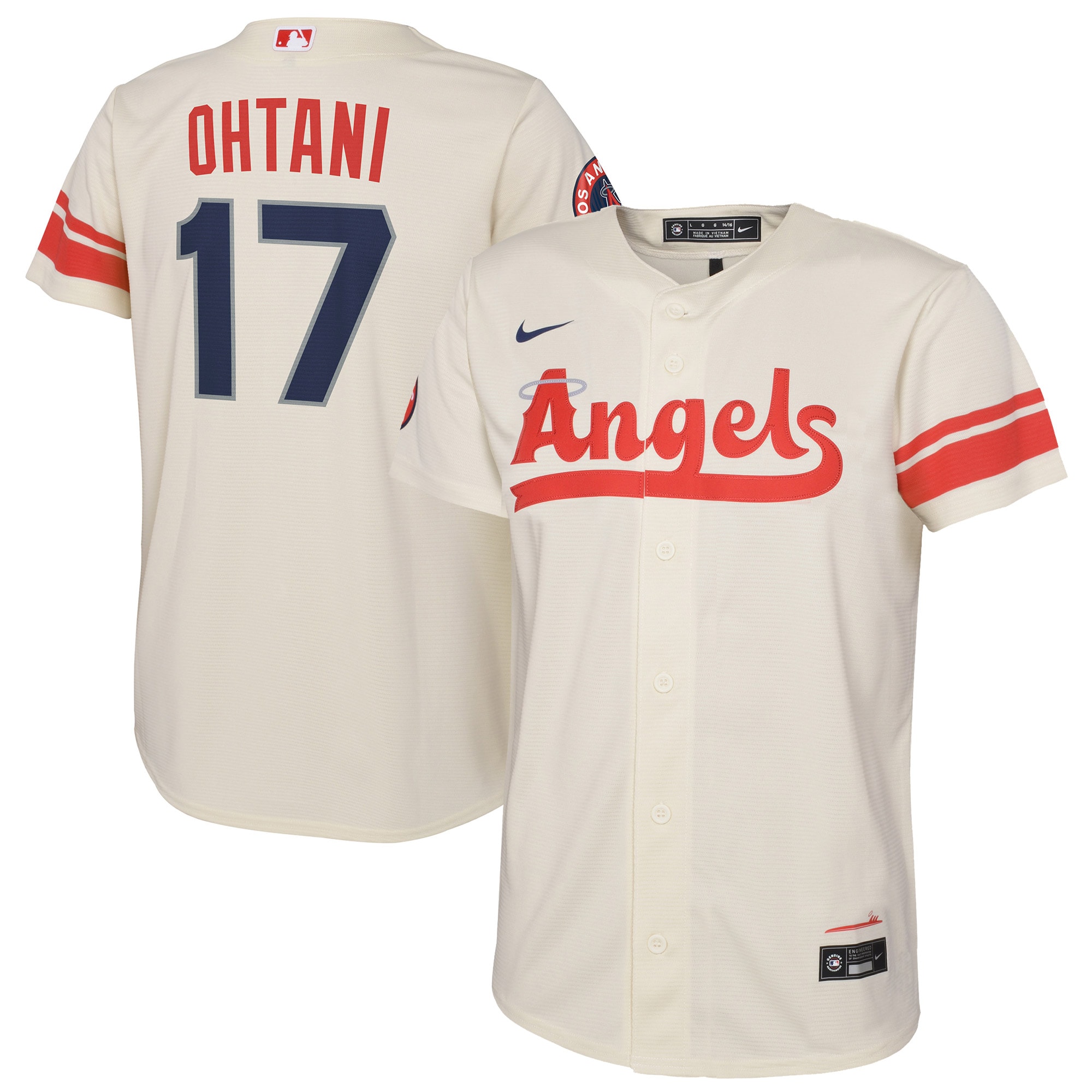Shohei Ohtani Los Angeles Angels Preschool 2022 City Connect Replica Player Jersey - Cream