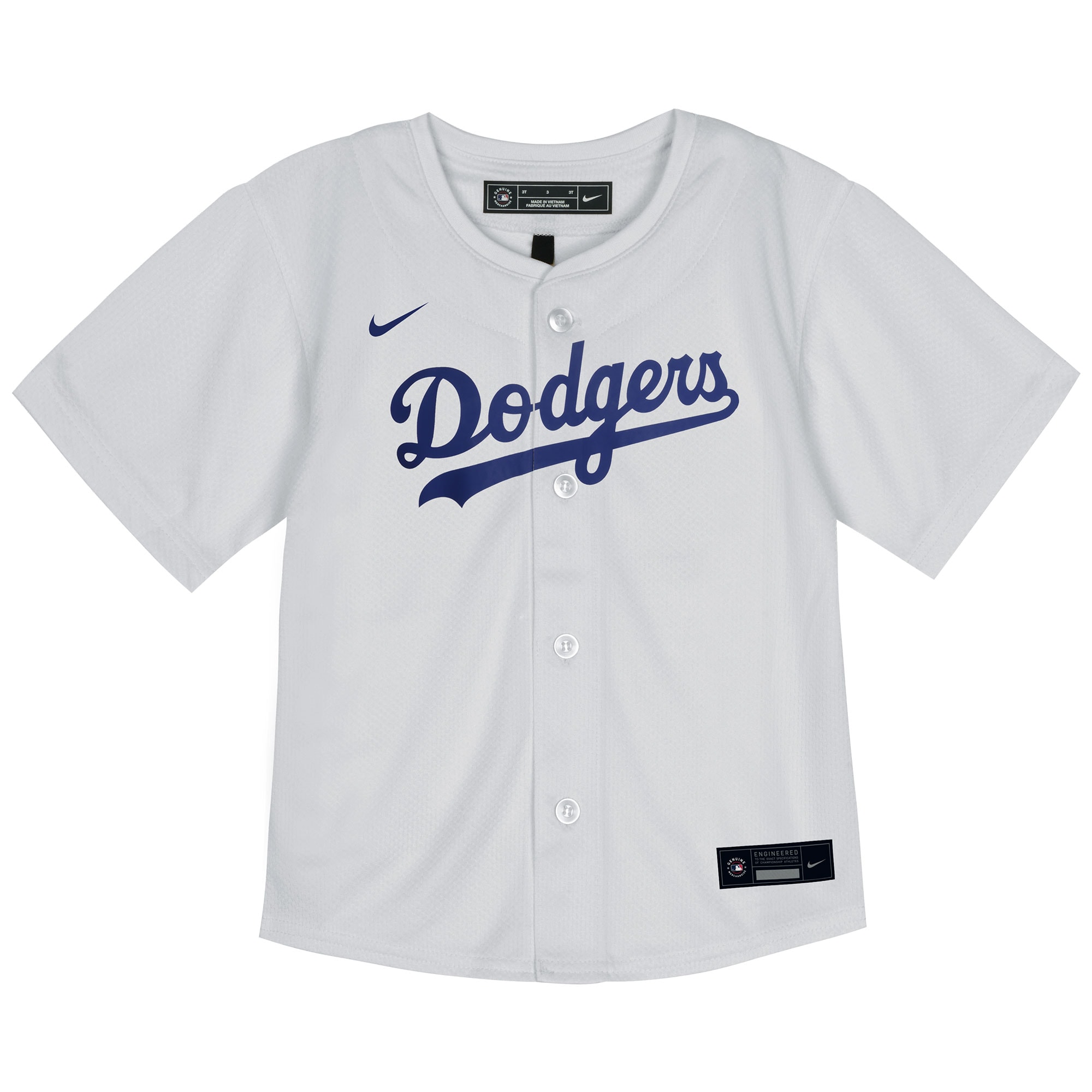 Alternative view of Shohei Ohtani Los Angeles Dodgers Toddler Home Game Player Jersey - White
