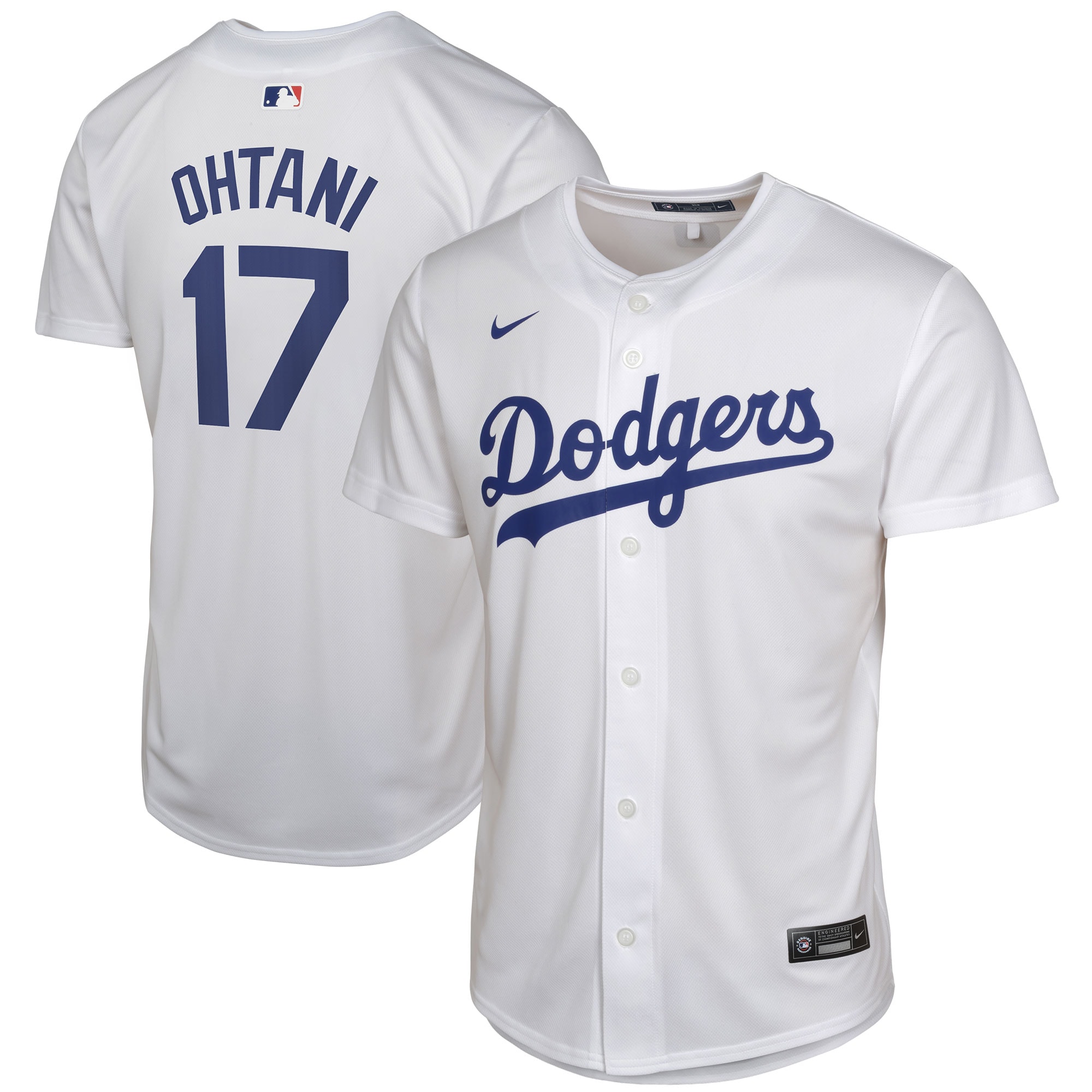 Shohei Ohtani Los Angeles Dodgers Youth Home Player Game Jersey - White