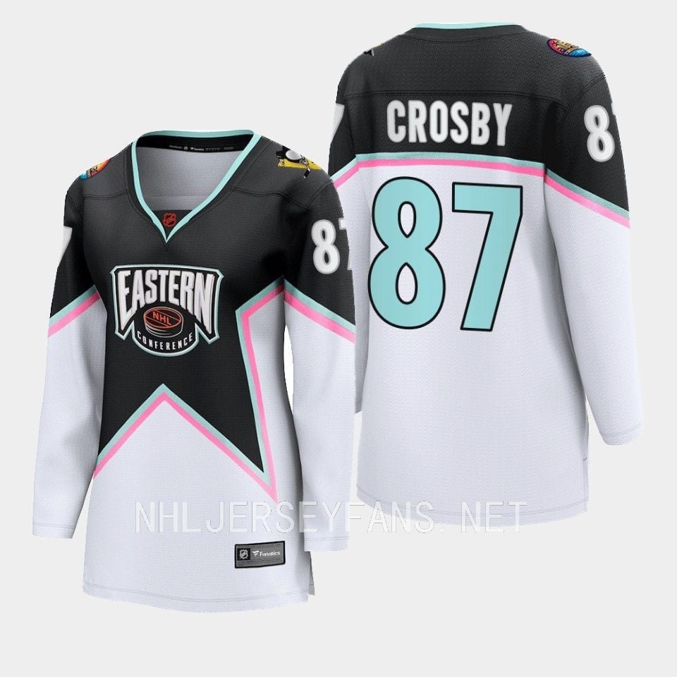 Sidney Crosby 87 Pittsburgh Penguins 2023 All-Star Game Jersey Black Equipment - JS823 