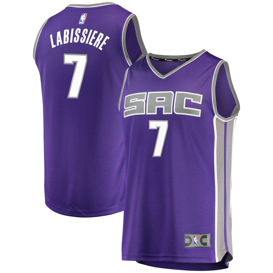Skal Labissiere Sacramento Kings Fanatics Branded Fast Break Road Replica Player Jersey - Purple
