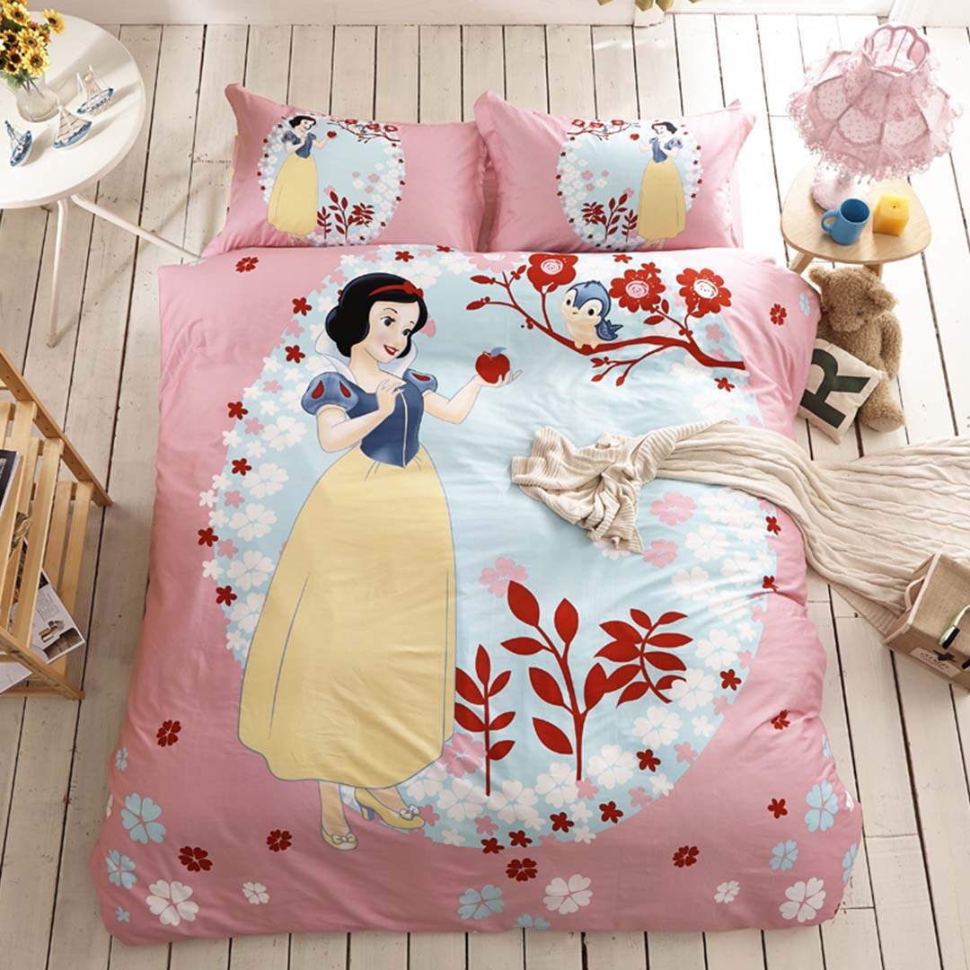 Snow White Bedding Set Twin & Queen Size - Custom Bedding Set