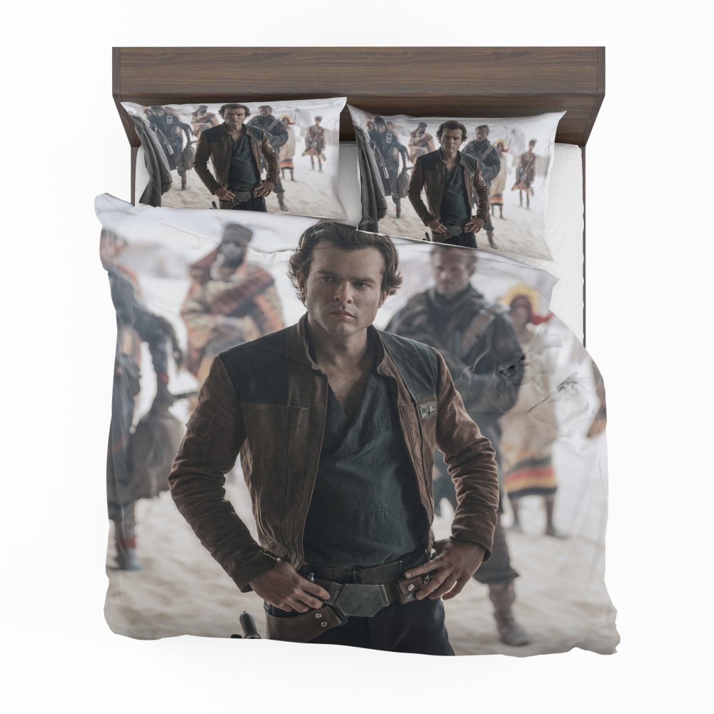 Alternative view of Solo A Star Wars Story Movie Alden Ehrenreich Han Solo Bedding Set - Custom Bedding Set