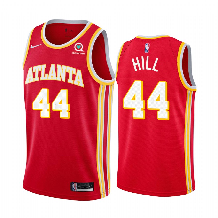 Solomon Hill Atlanta Hawks 2020-21 Red Icon Jersey 2020 Trade