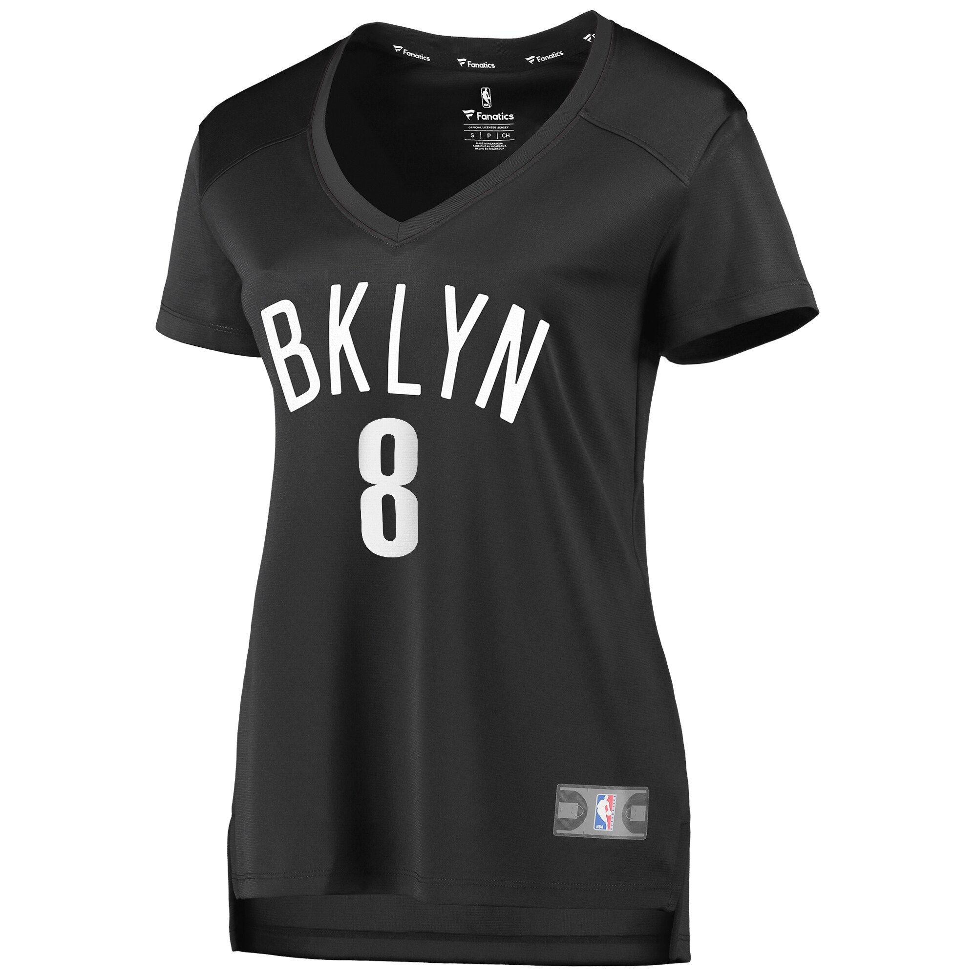 Alternative view of Spencer Dinwiddie Brooklyn Nets Fanatics Women's Fast Break Player Jersey - Statement Edition - Black