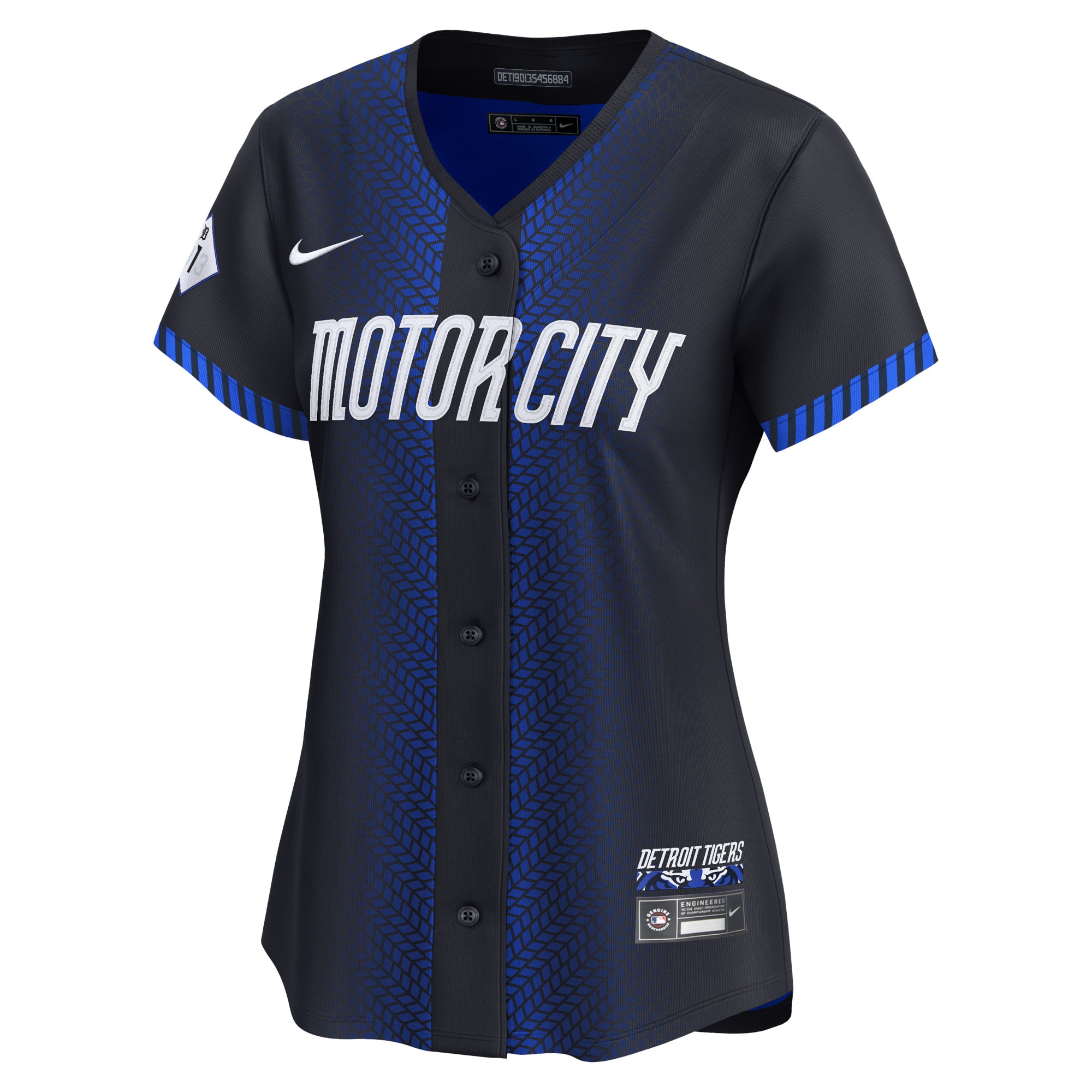 Alternative view of Spencer Torkelson Detroit Tigers Women's 2024 City Connect Limited Jersey - Blue