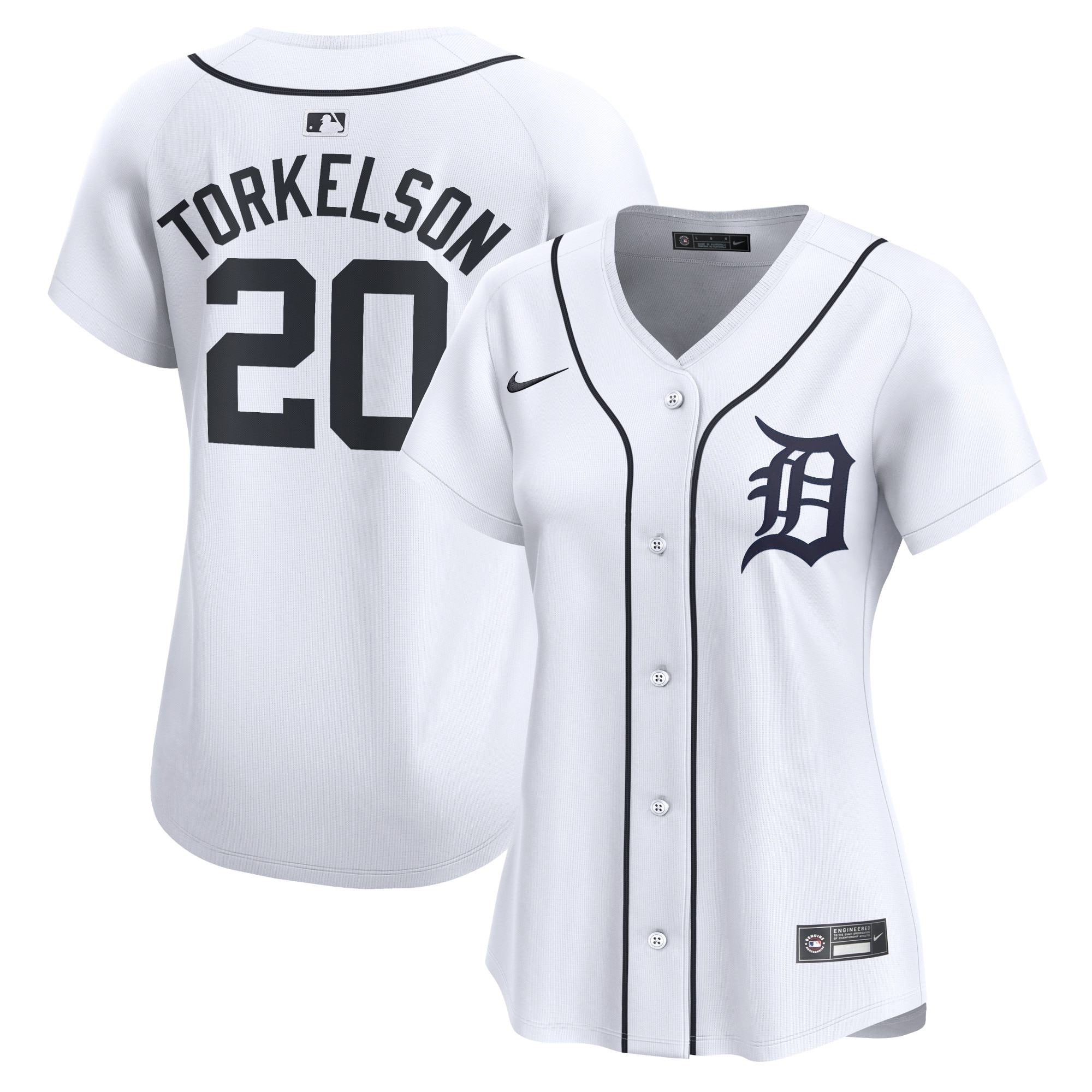 Spencer Torkelson Detroit Tigers Women's Home Limited Player Jersey - White