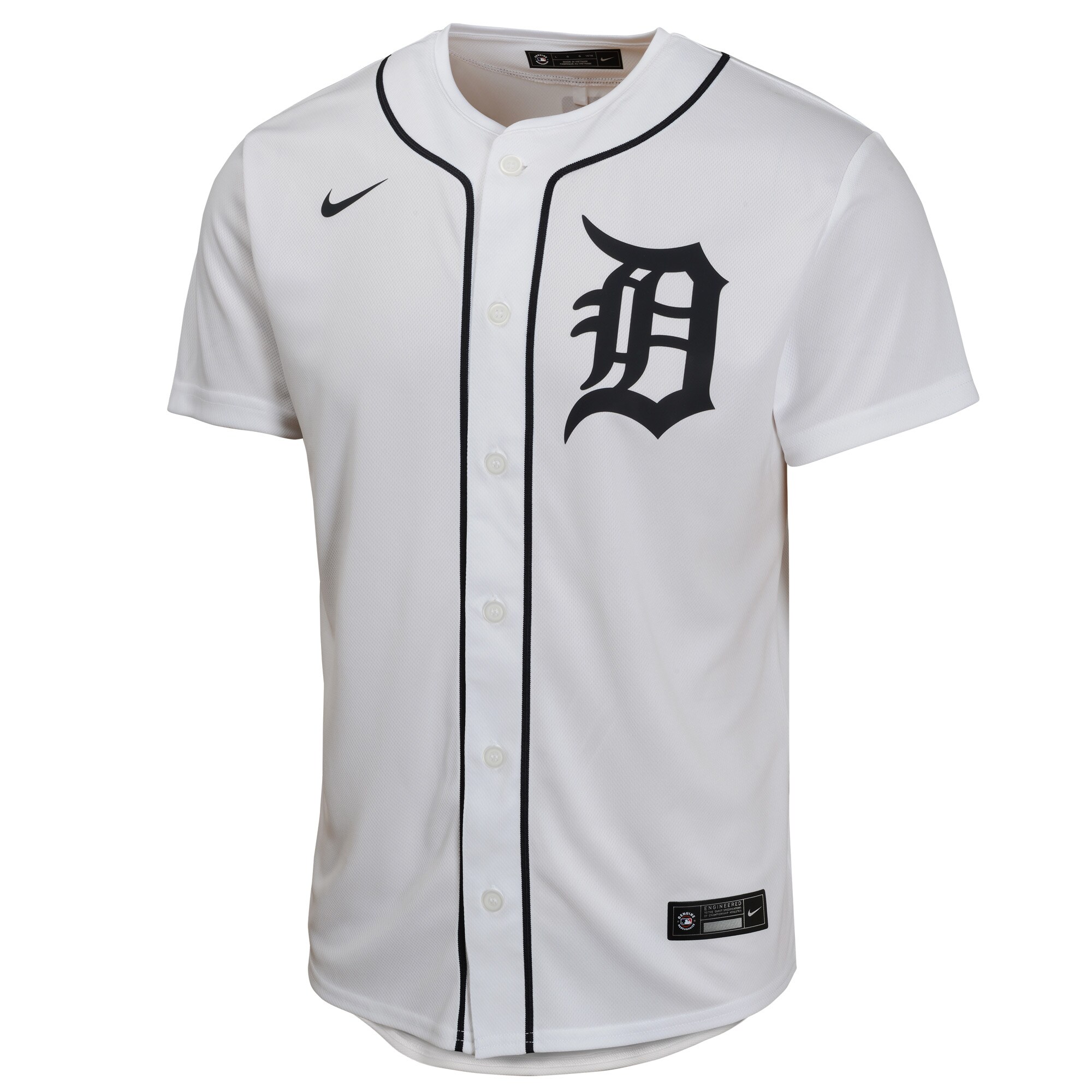 Alternative view of Spencer Torkelson Detroit Tigers Youth Home Game Player Jersey - White