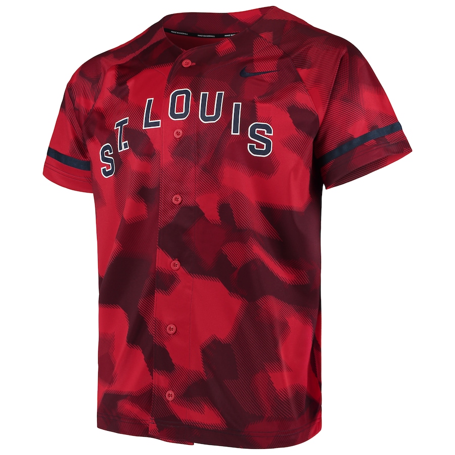 Alternative view of St. Louis Cardinals Camo Jersey – Red