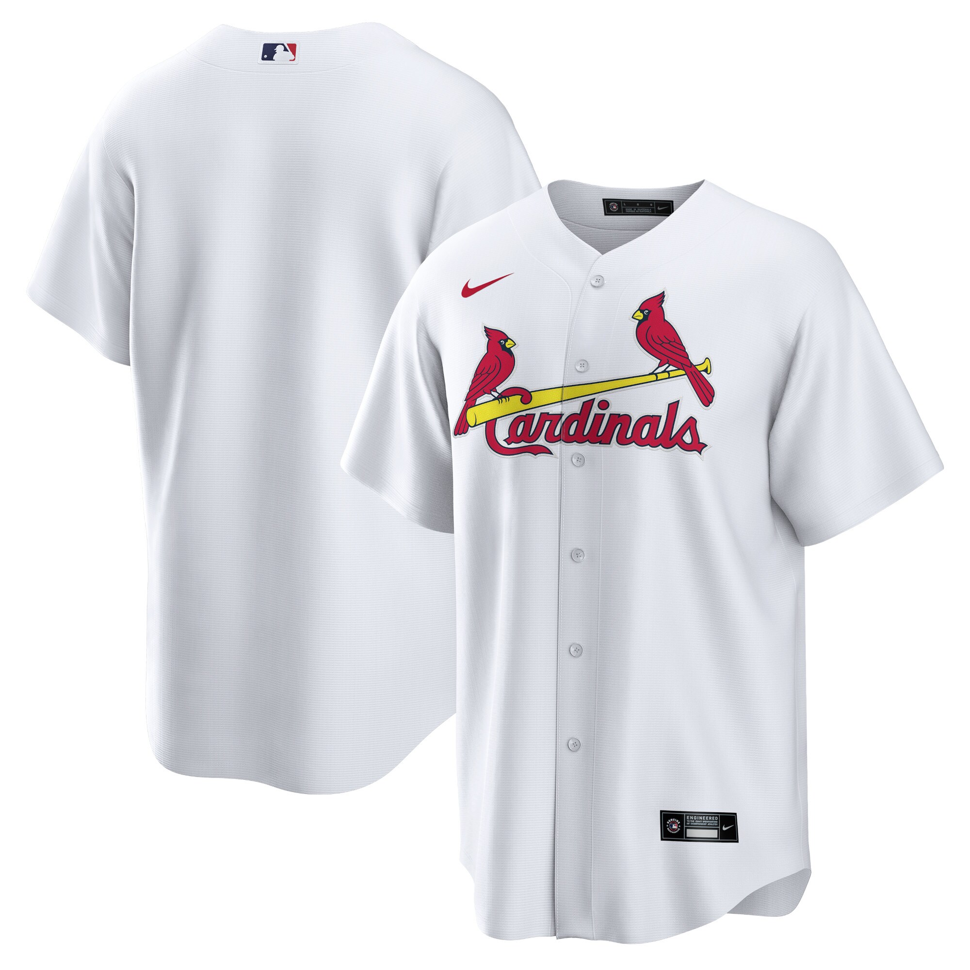 St. Louis Cardinals Home Blank Replica Jersey – White