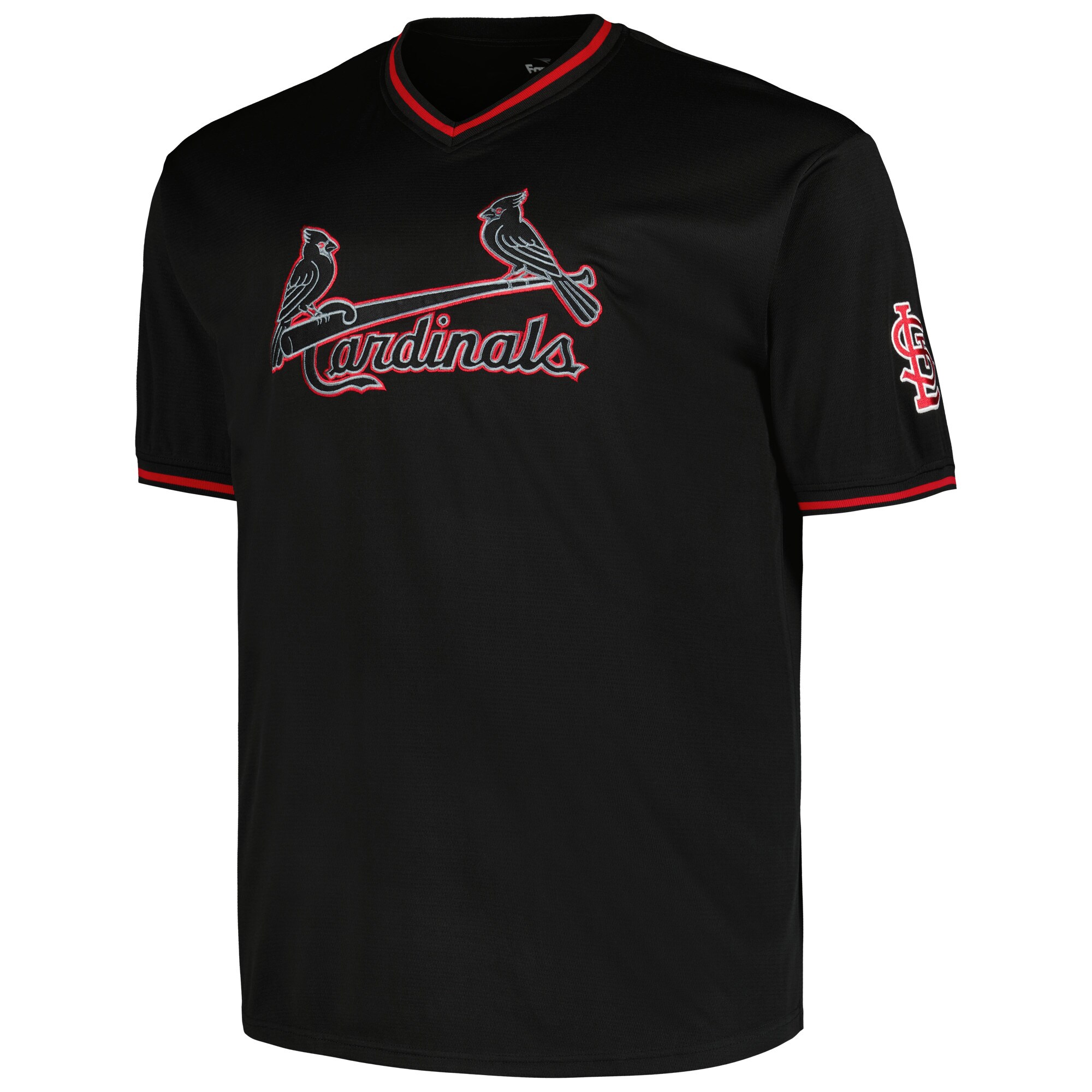 Alternative view of St. Louis Cardinals Profile Big & Tall Pop Fashion Jersey - Black