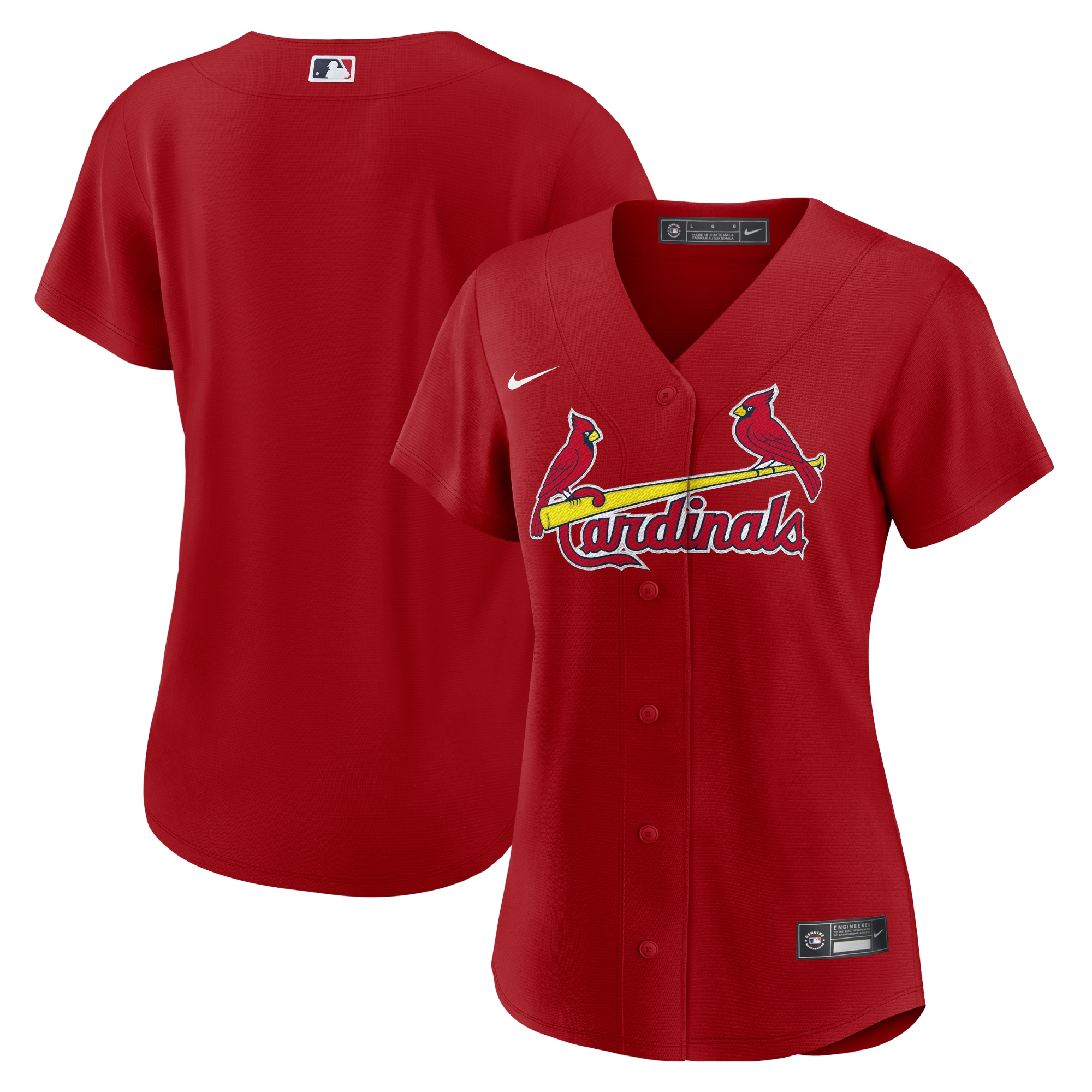 St. Louis Cardinals Women’s Alternate Replica Team Jersey – Red