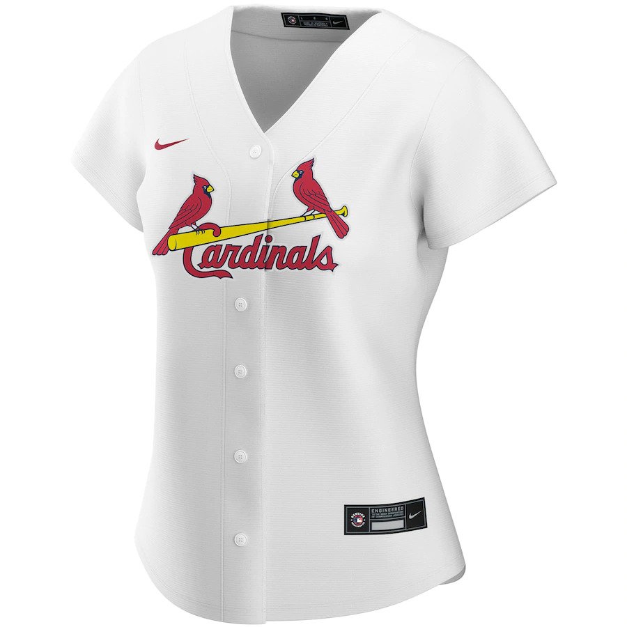 Alternative view of St. Louis Cardinals Women's Home 2020 Replica Jersey ÃƒÂ¢Ã¢â€šÂ¬Ã¢â‚¬Å“ White