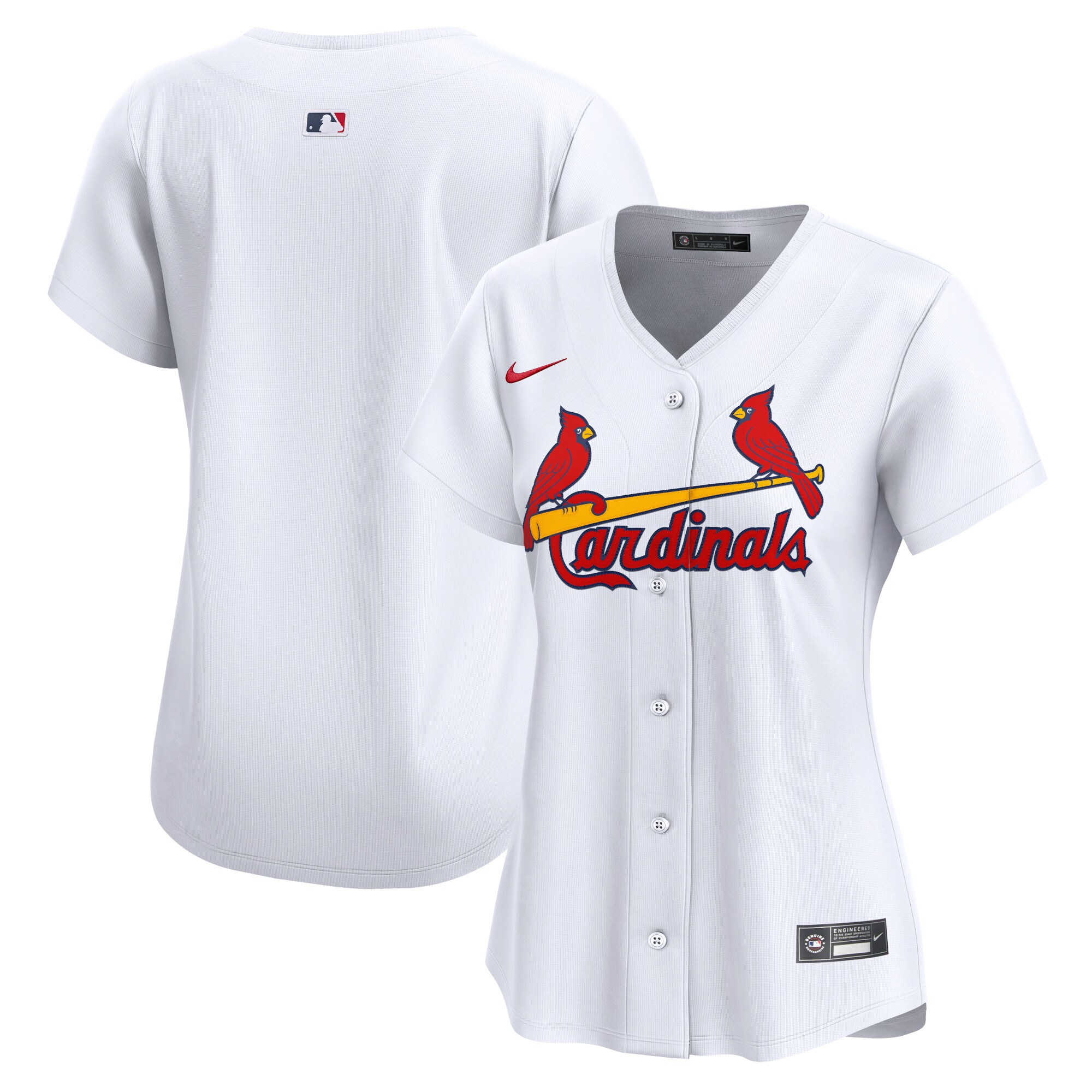 St. Louis Cardinals Women's Home Limited Jersey - White