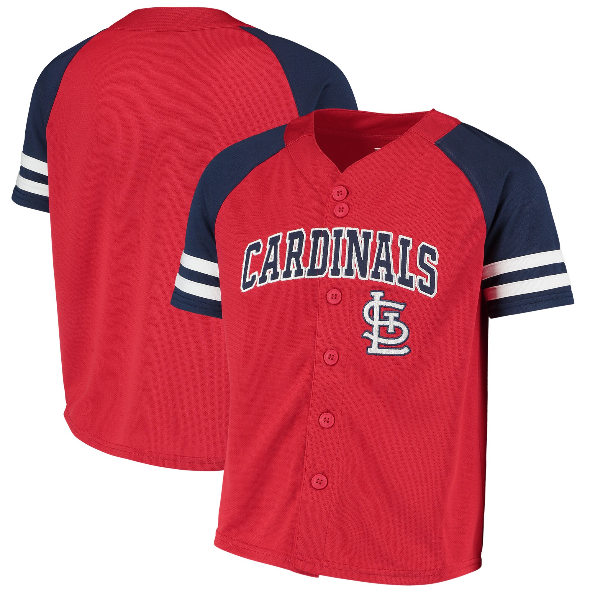Alternative view of St. Louis Cardinals Youth Team Jersey - Red/navy