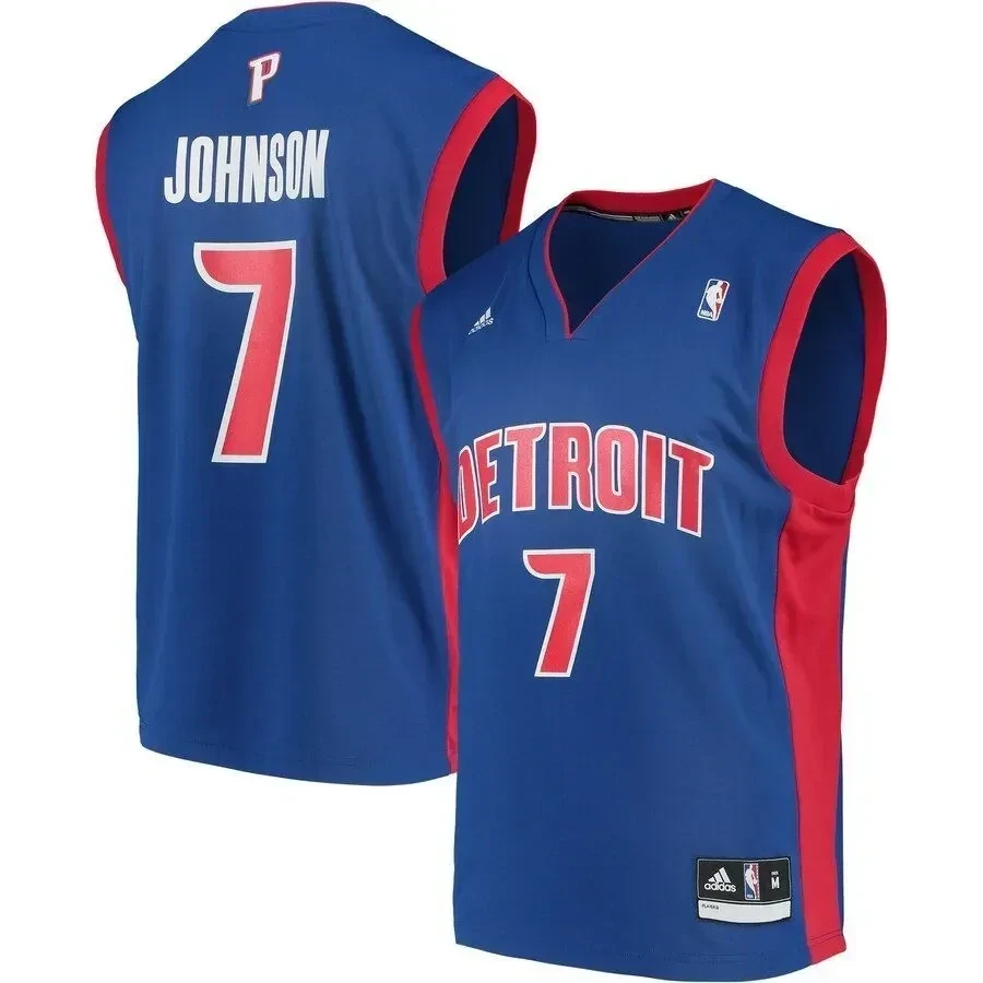 Stanley Johnson Detroit Pistons Road Jersey - Blue - JS732 
