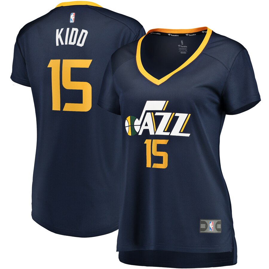 Stanton Kidd Utah Jazz Fanatics Branded Women's Fast Break Replica Player Jersey - Icon Edition - Navy
