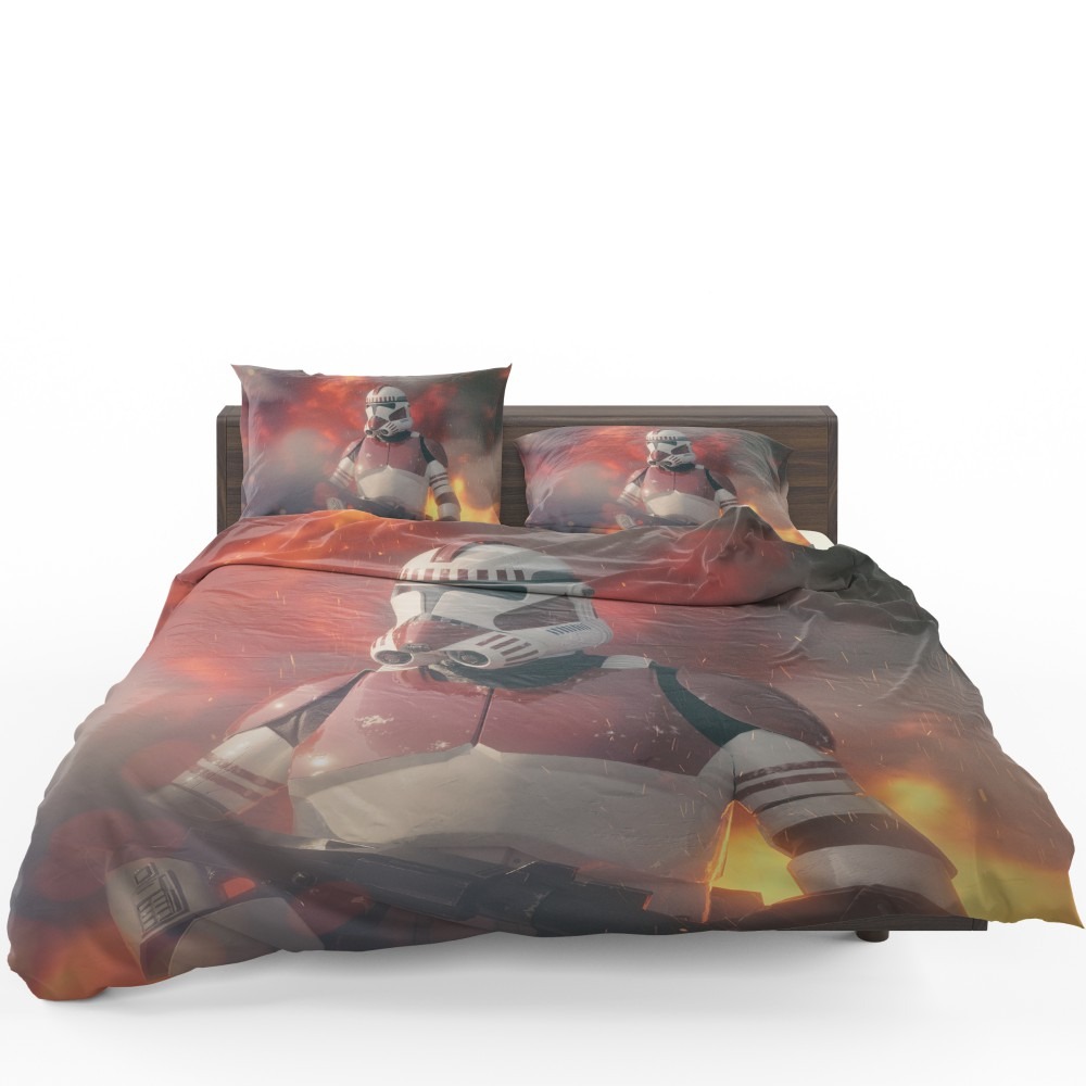 Star Wars Movie Clone Trooper Shock Trooper Bedding Set - Custom Bedding Set
