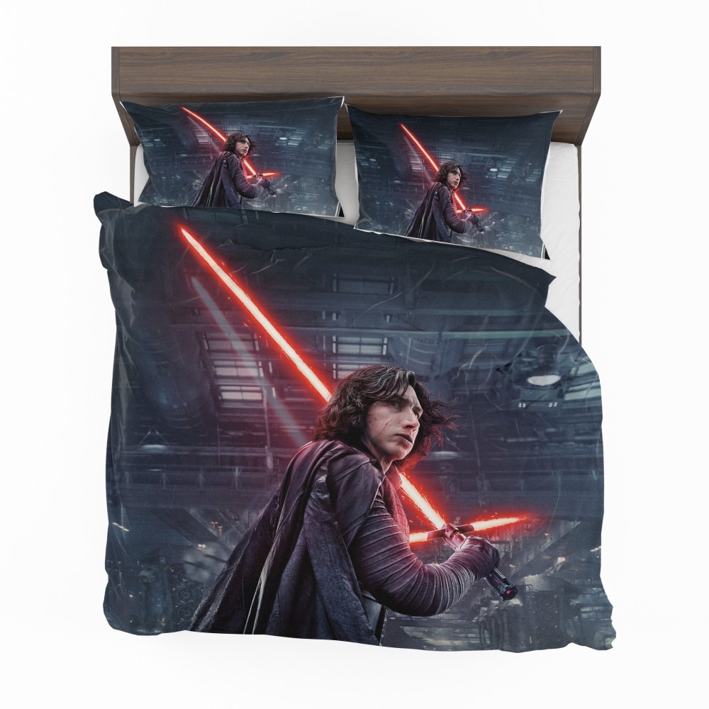 Alternative view of Star Wars The Last Jedi Movie Adam Driver Kylo Ren Bedding Set - Custom Bedding Set