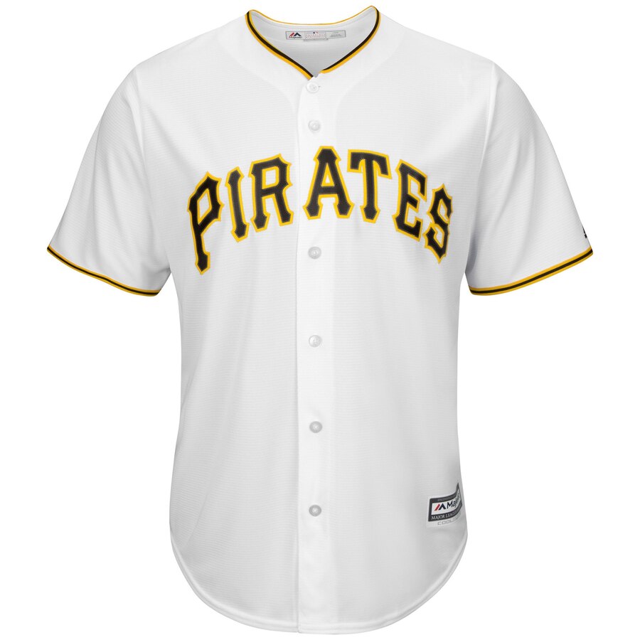Alternative view of Starling Marte Pittsburgh Pirates Majestic Cool Base Player Jersey - White