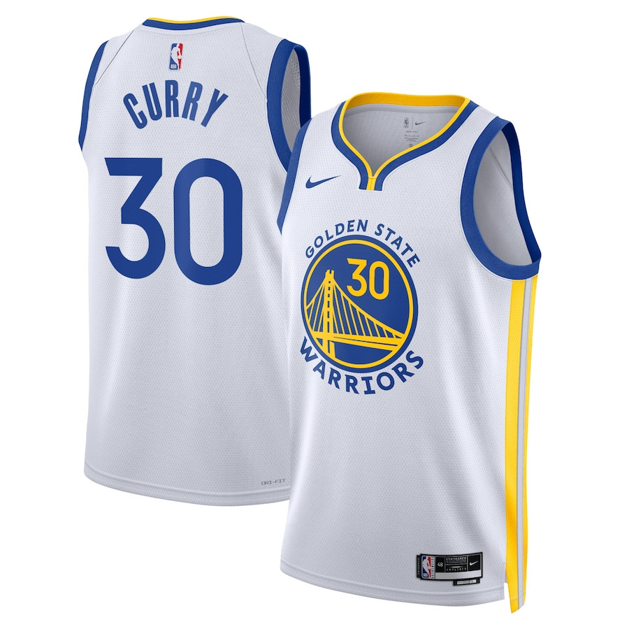 Stephen Curry 30 Golden State Warriors Unisex Swingman Jersey - Association Edition - White - JS295 
