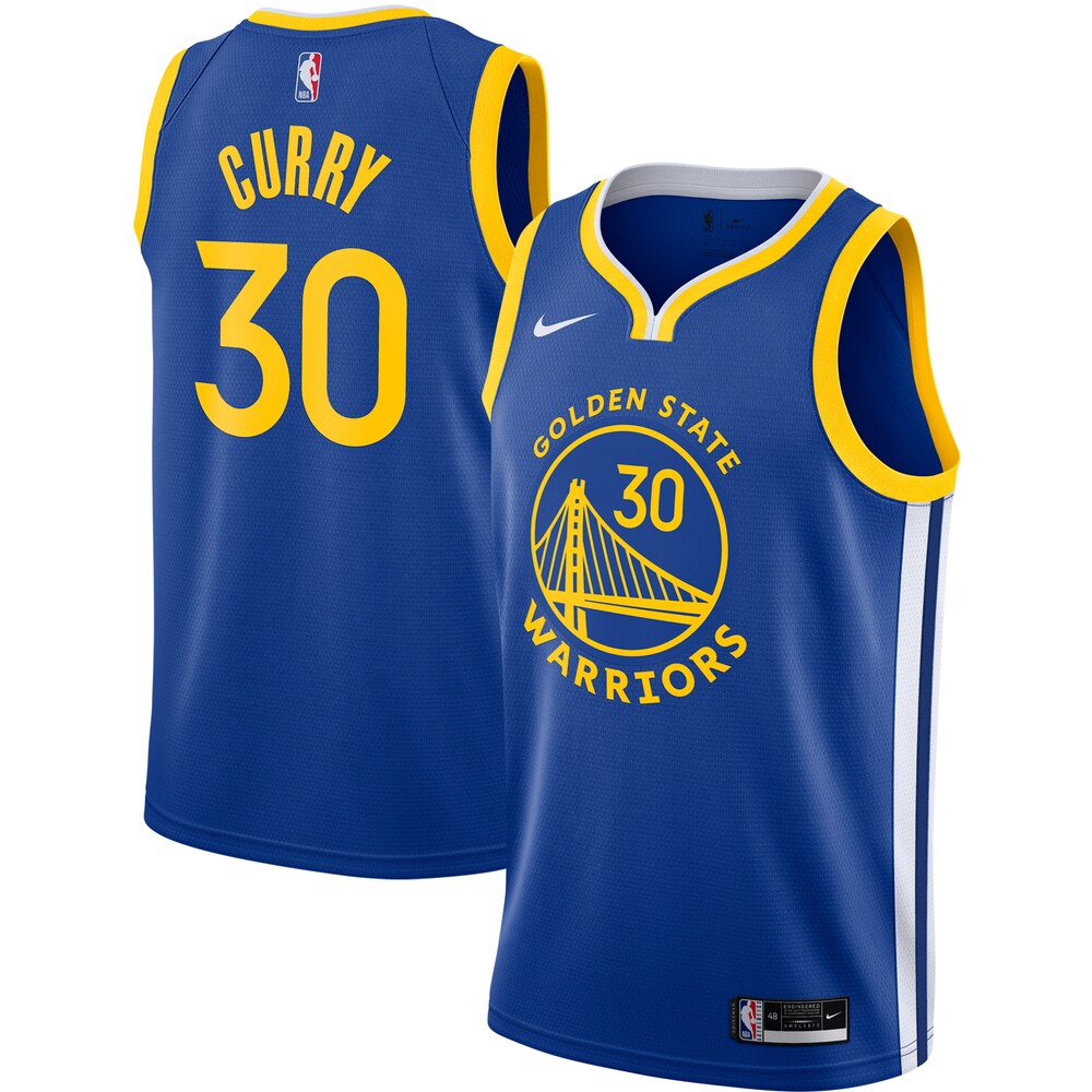 Stephen Curry Golden State Warriors 2020/21 Swingman Jersey - Royal - Icon Edition