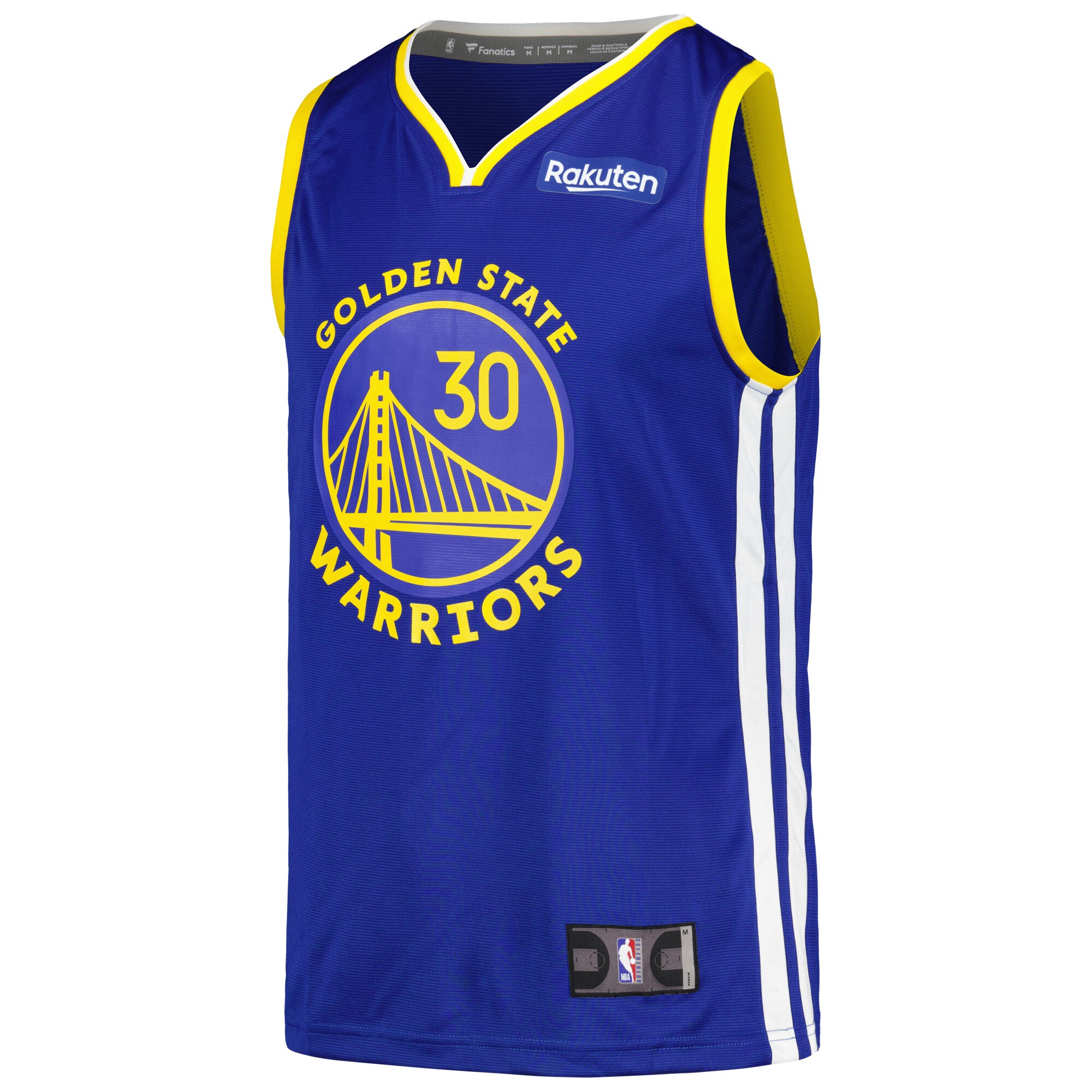 Alternative view of Stephen Curry Golden State Warriors Fanatics Fast Break Player Badge Jersey - Royal